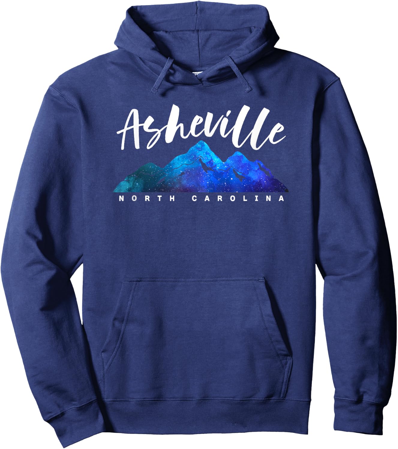 ASHEVILLE NORTH CAROLINA Camping Hiking Skiing Family Trip Hoodie - Hoodie | Navy