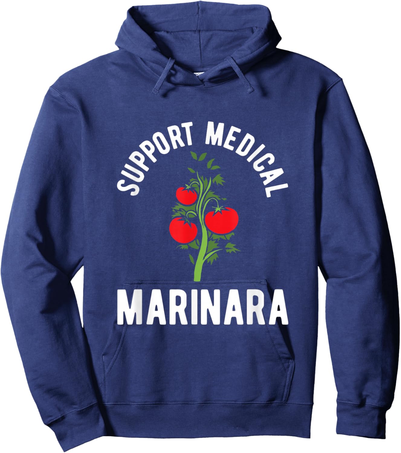 Support medical Marinara funny Italian pasta sauce Hoodie - Hoodie | Navy