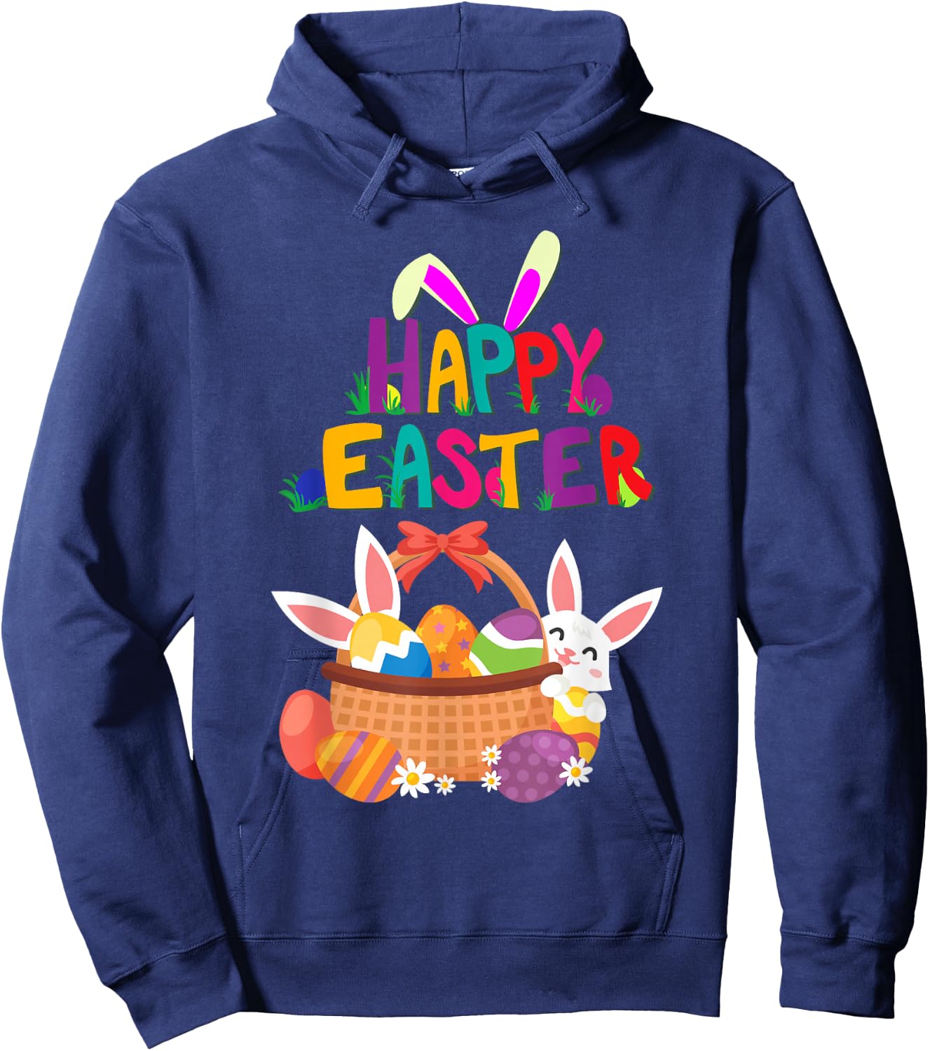 Happy Easter - Happy Easter - Easter Hoodie - Hoodie | Navy