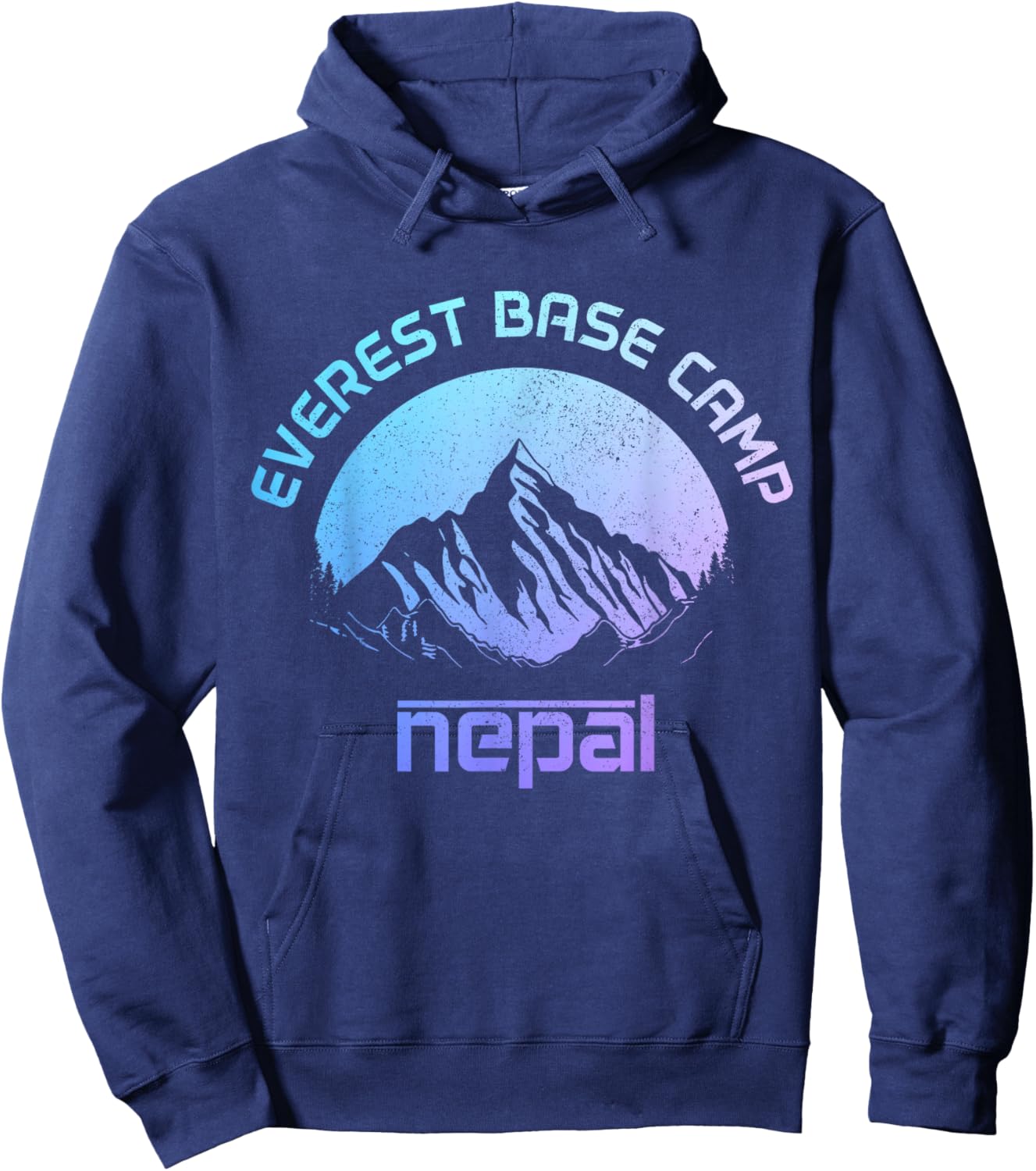 Mount Everest Nepal Himalaya Mountaineer Mountain Souvenir Hoodie - Hoodie | Navy