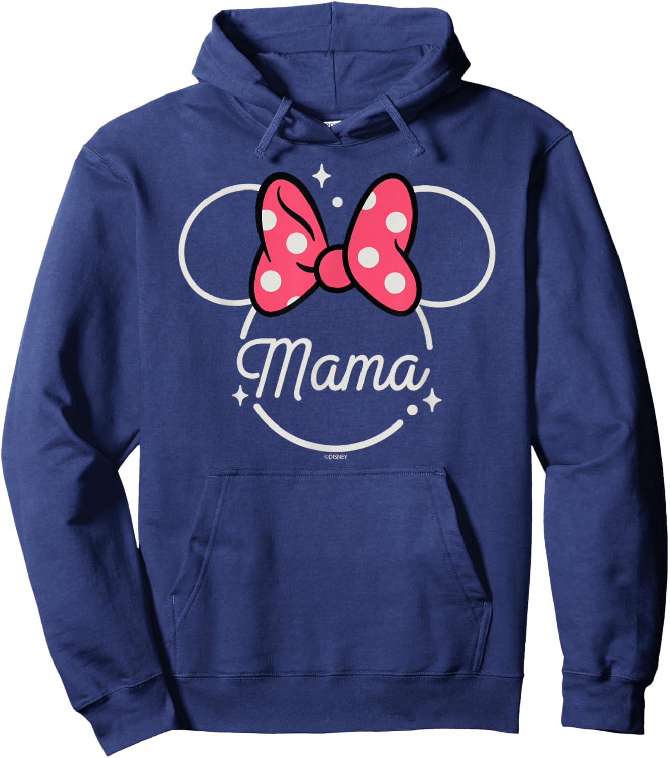 Disney Minnie Mouse Mama Head Icon Magic Mother’s Day Hoodie - Hoodie | Navy