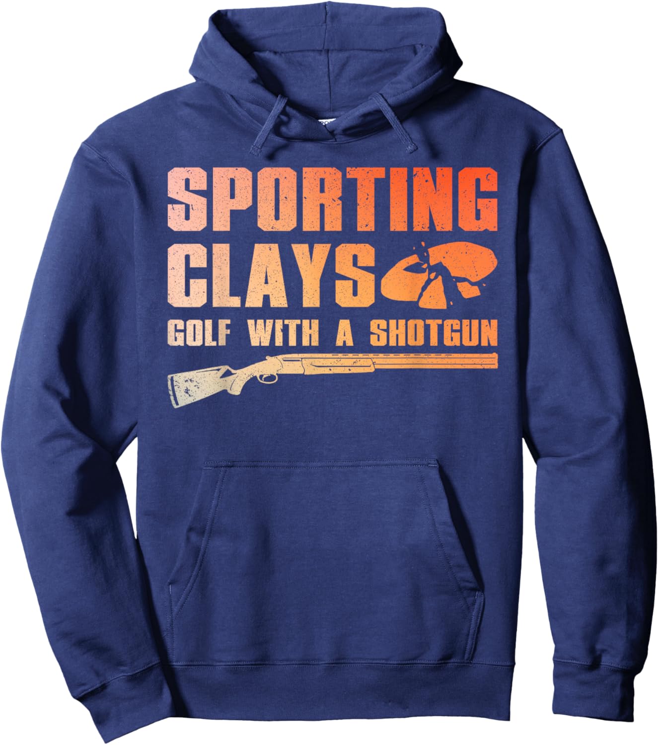 Cool Trap Shooting Women Skeet Clay Target Shooter Hoodie - Hoodie | Navy