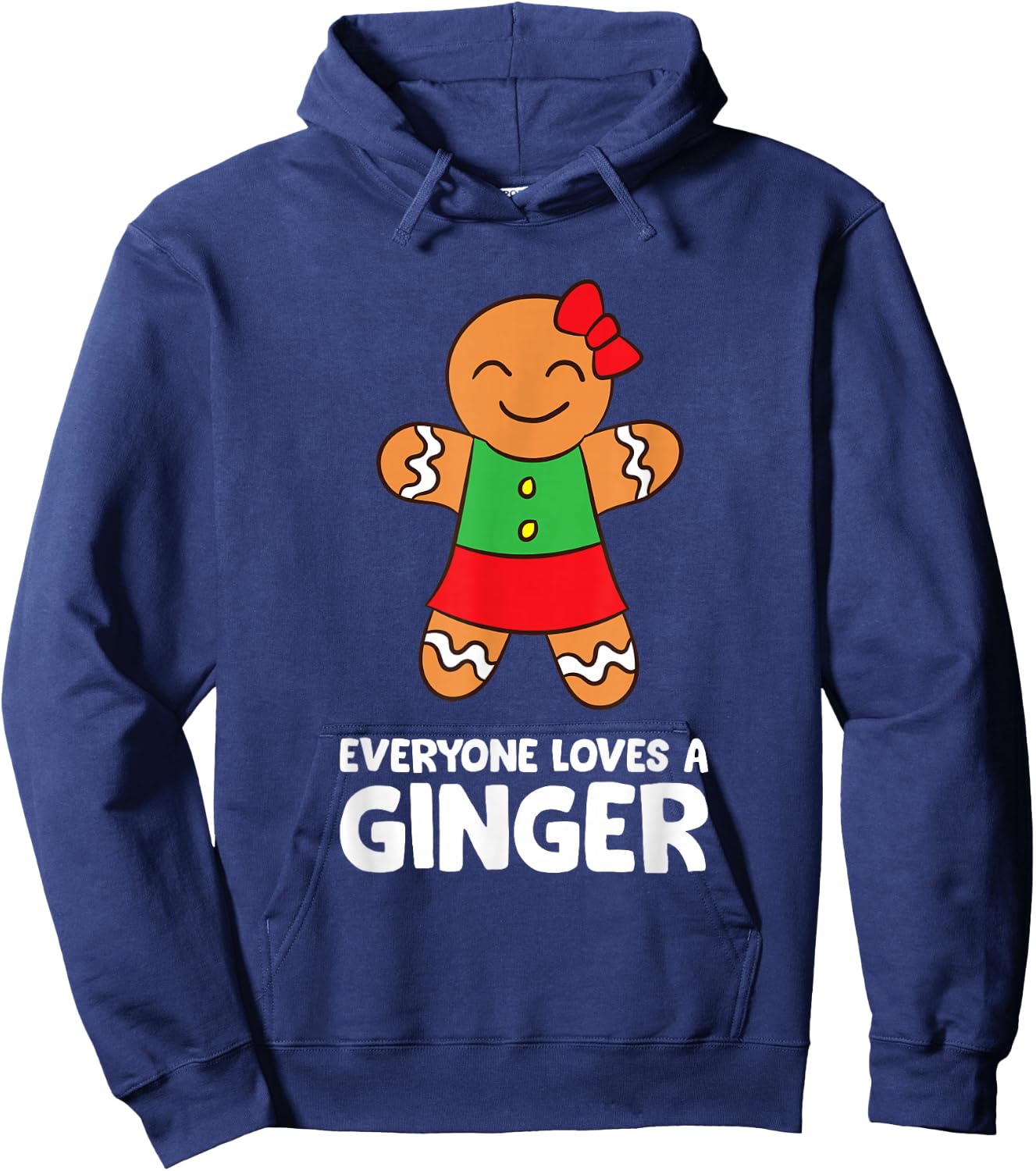 Gingerbread Christmas Cookie Baking Everyone Loves A Ginger Hoodie - Hoodie | Navy