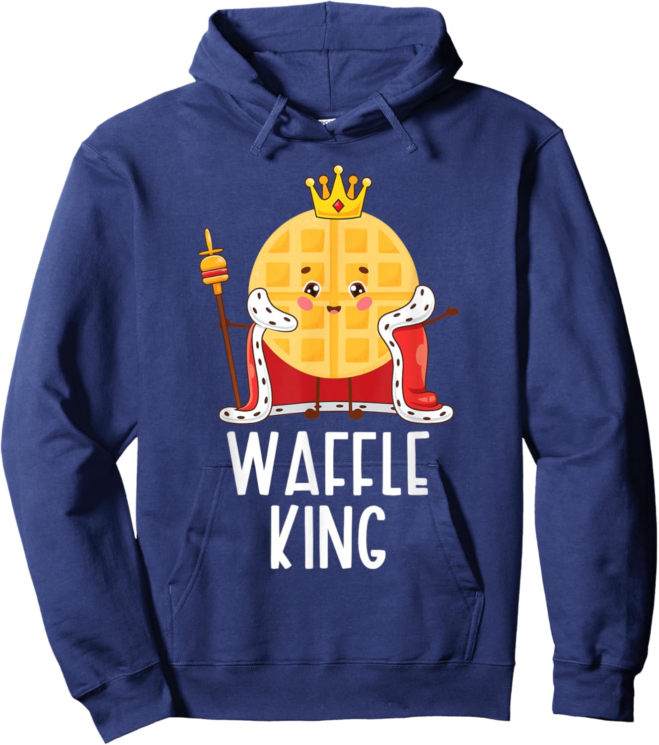 Waffle King Hoodie - Hoodie | Navy