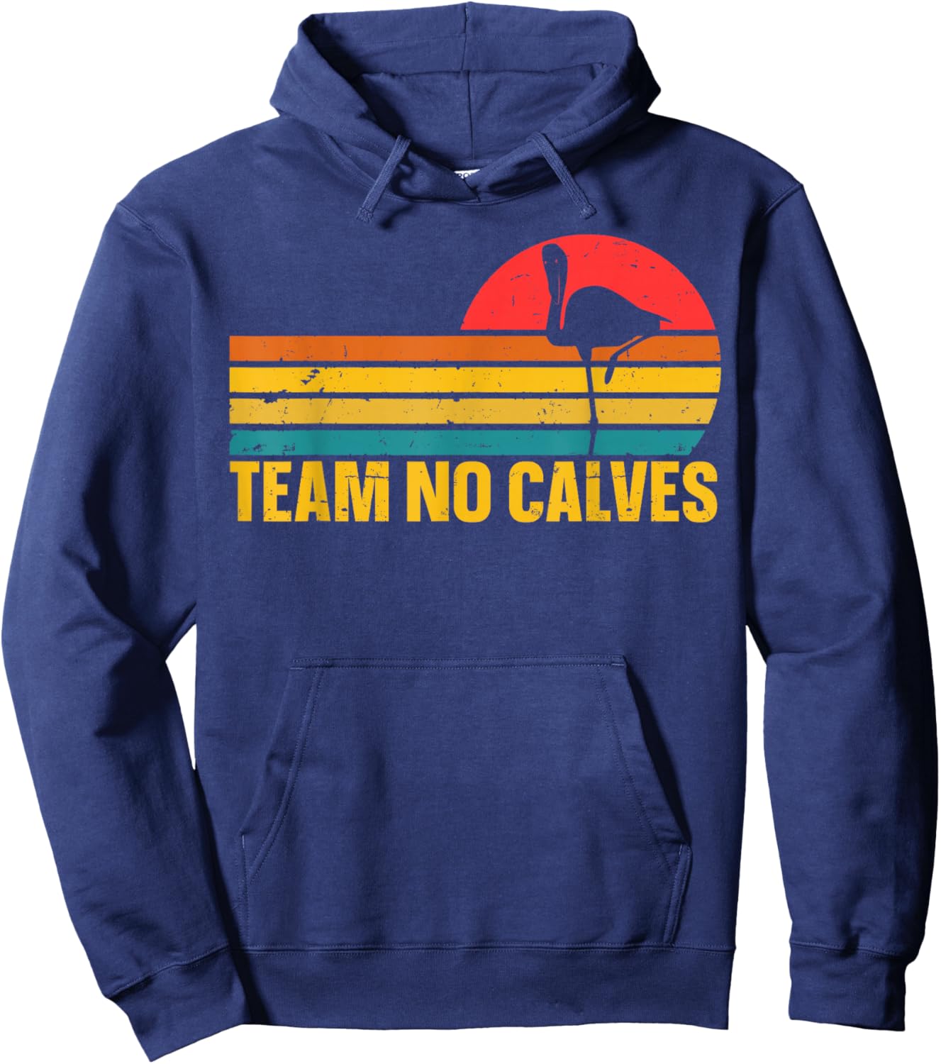 Team No Calves Hoodie - Hoodie | Navy