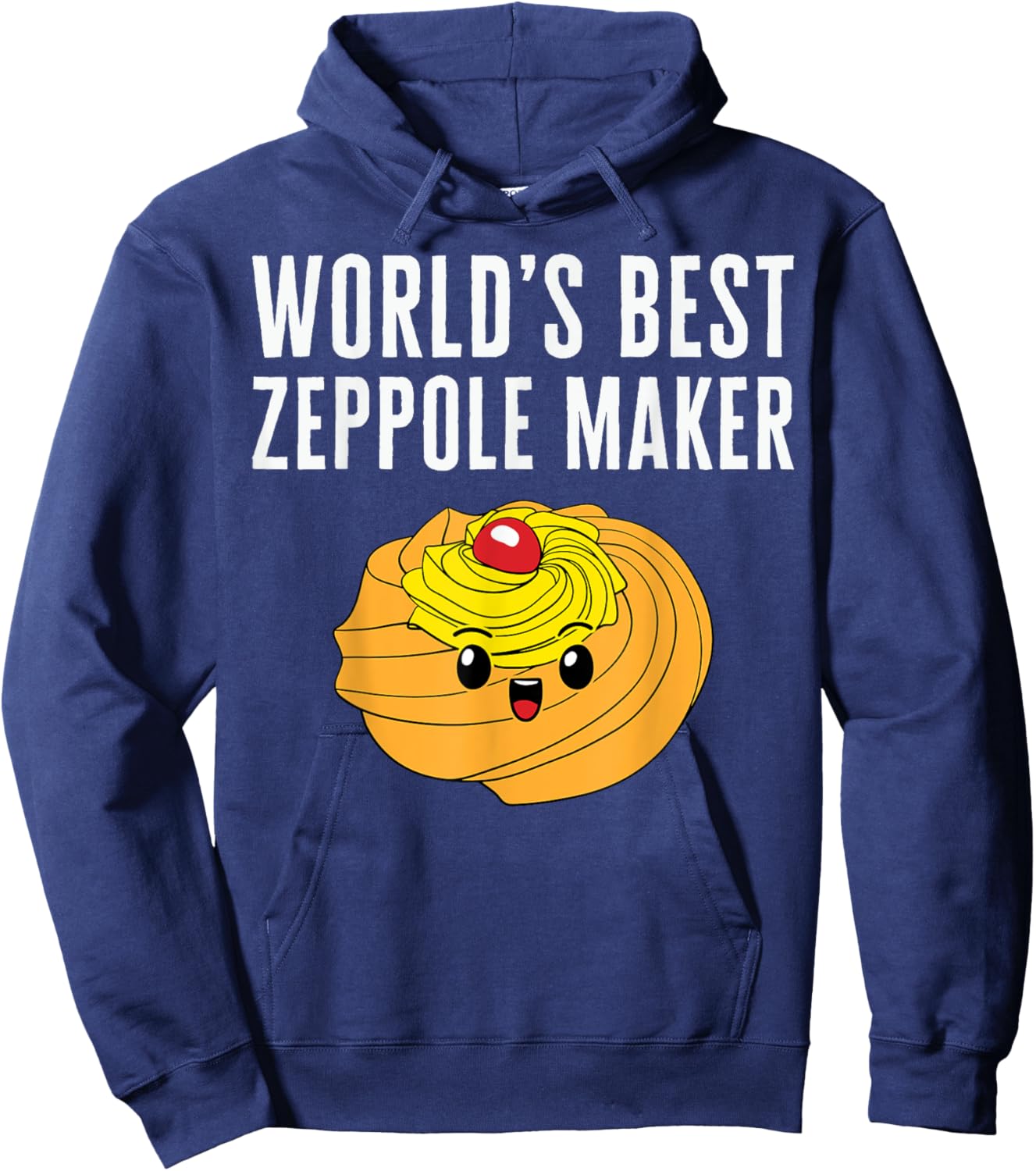 Saint Joseph's Day World's Best Zeppole Maker Italian Pastry Hoodie - Hoodie | Navy