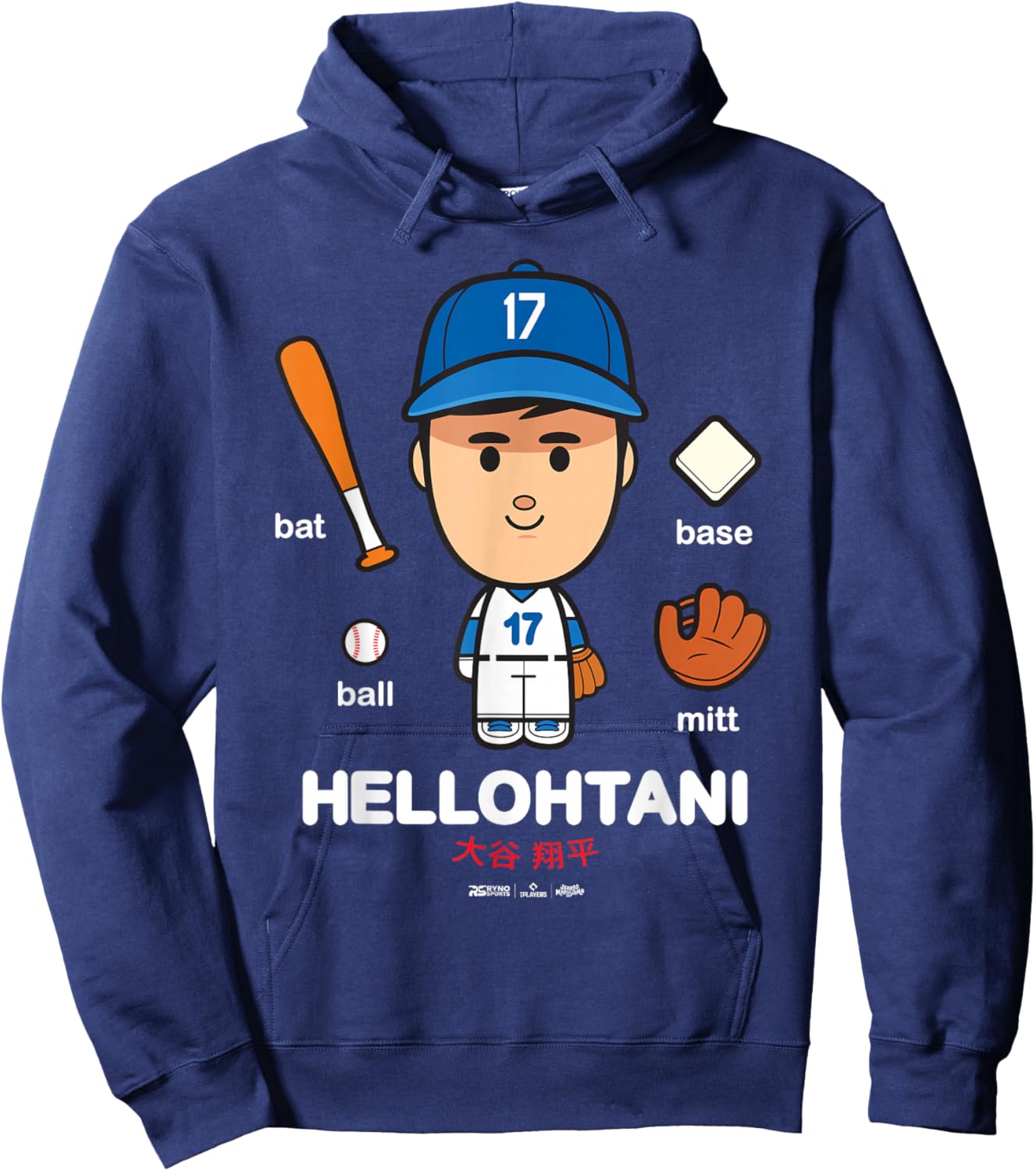 Shohei Ohtani Los Angeles Baseball HellOhtani MLBPA Hoodie - Hoodie | Navy