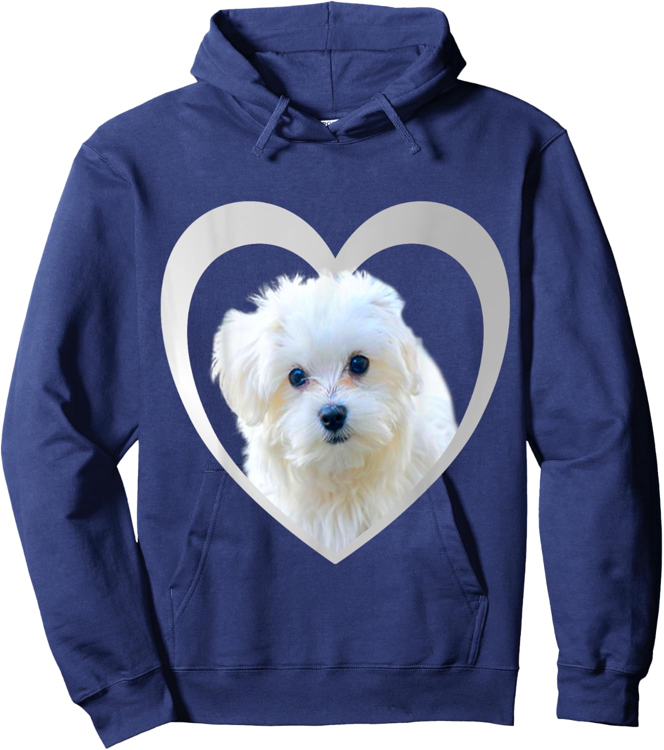 Maltese - Maltese Dog - Maltese Men Women Girls Kids Hoodie - Hoodie | Navy