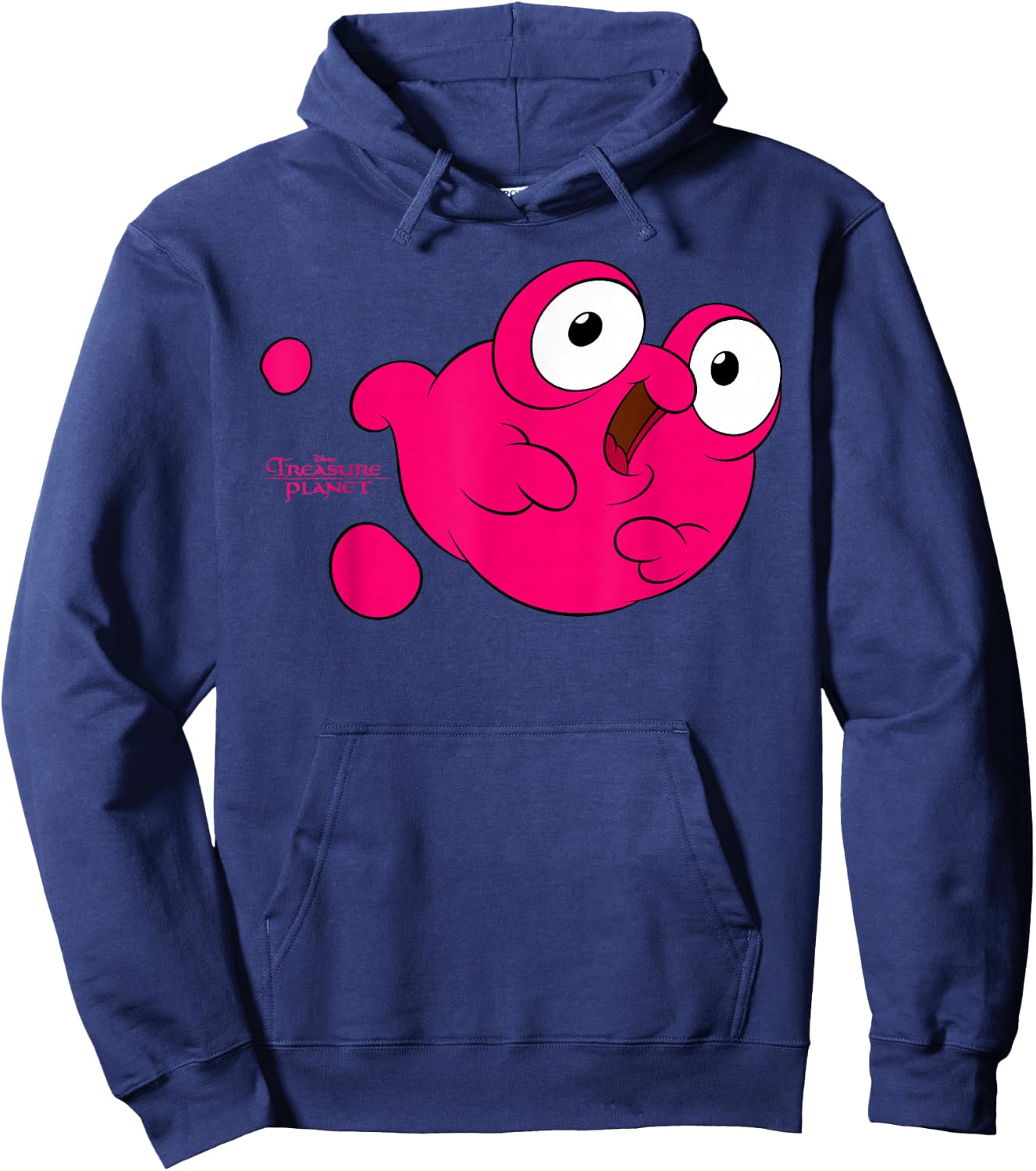 Disney Treasure Planet Morph Pink Blob Hoodie - Hoodie | Navy