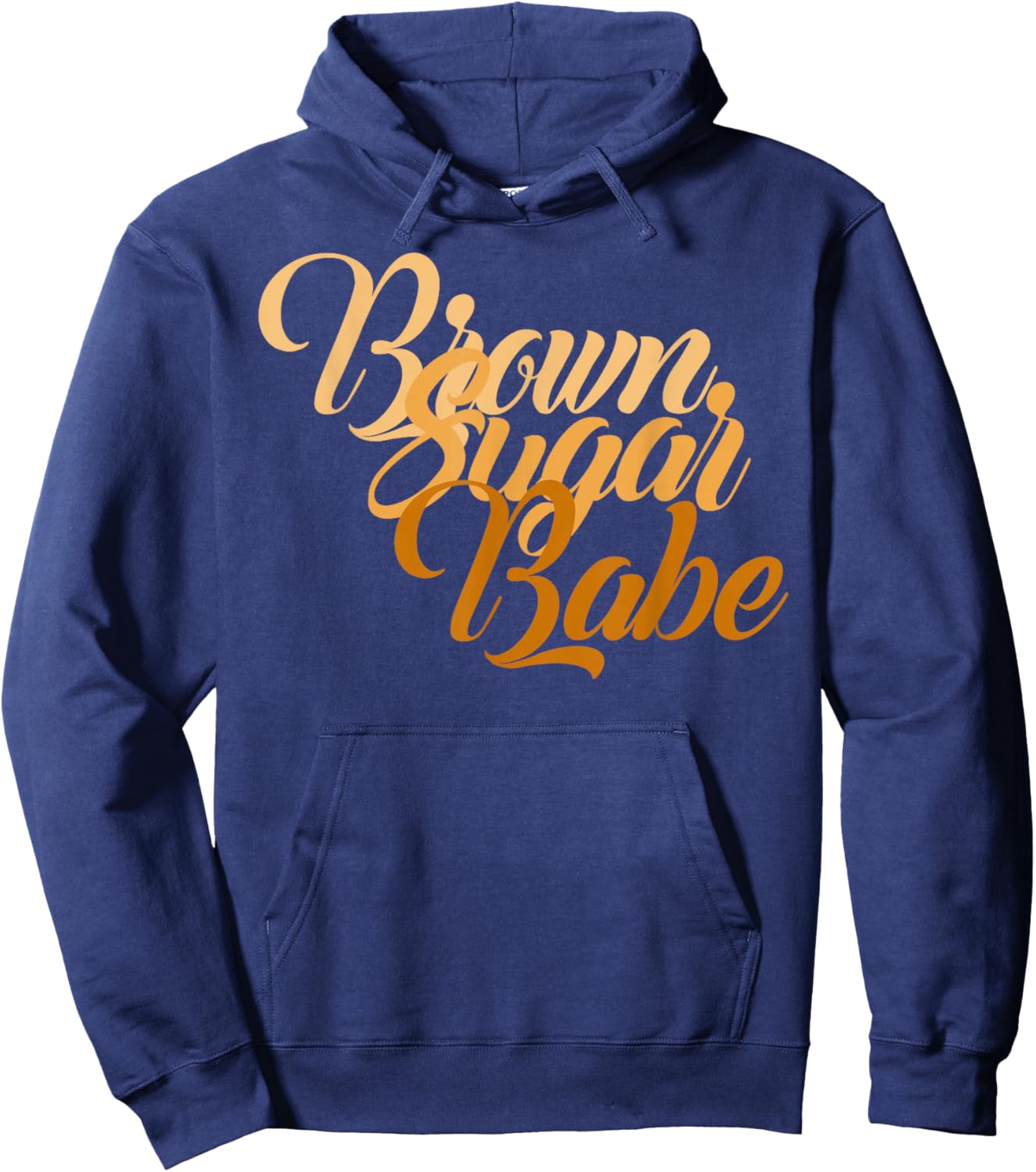 Brown Sugar Babe Afro Queen Black African Women Pride Hoodie - Hoodie | Navy