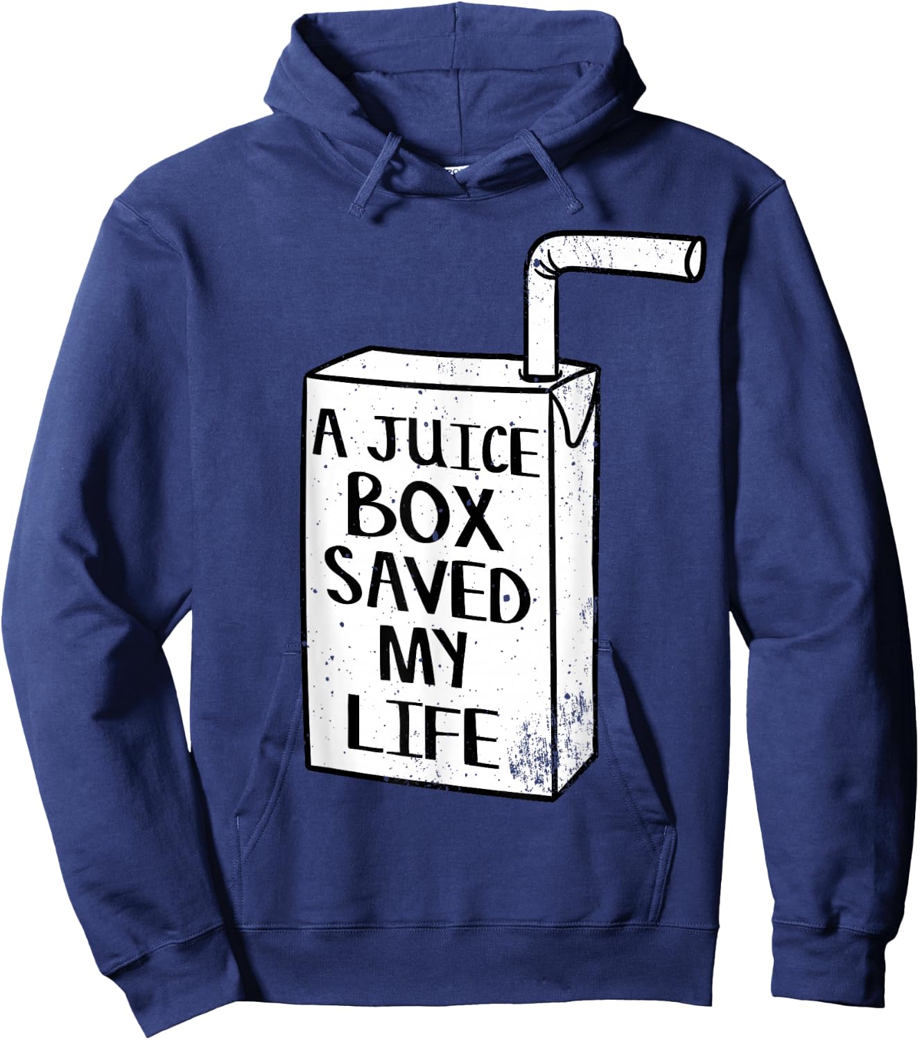 A Juice Box Saved My Life Diabetes Hoodie - Hoodie | Navy