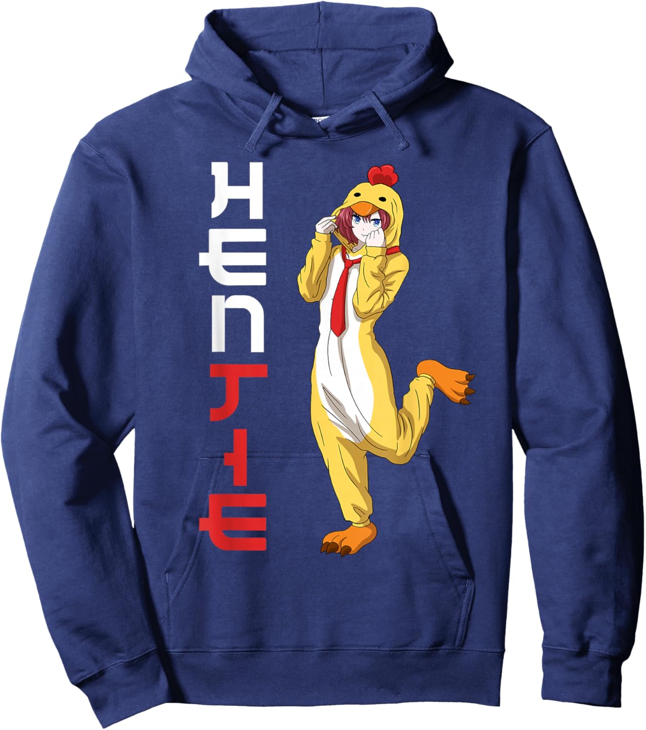 Hen Tie Hoodie - Hoodie | Navy