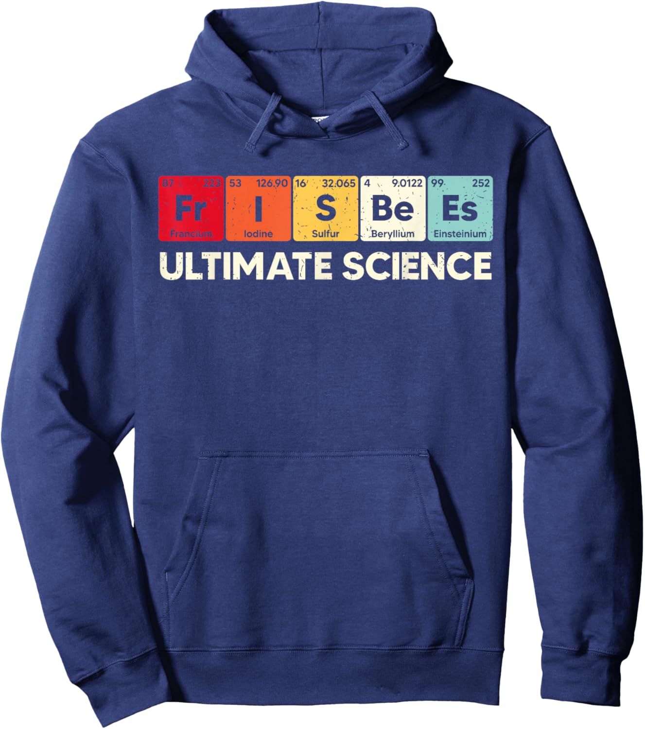 Ultimate Science Frisbee Flying Disc Ultimate Frisbee Player Hoodie - Hoodie | Navy