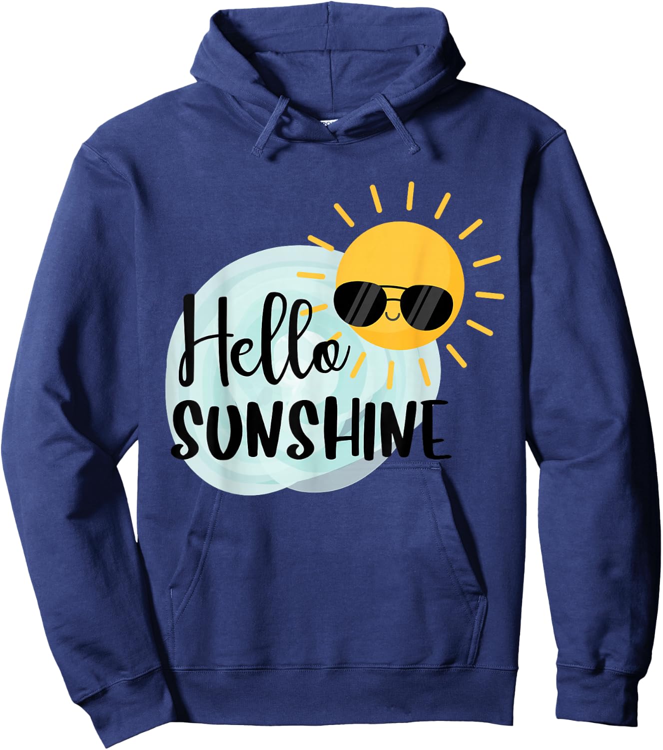 Hello Sunshine Cool Sun Hoodie - Hoodie | Navy