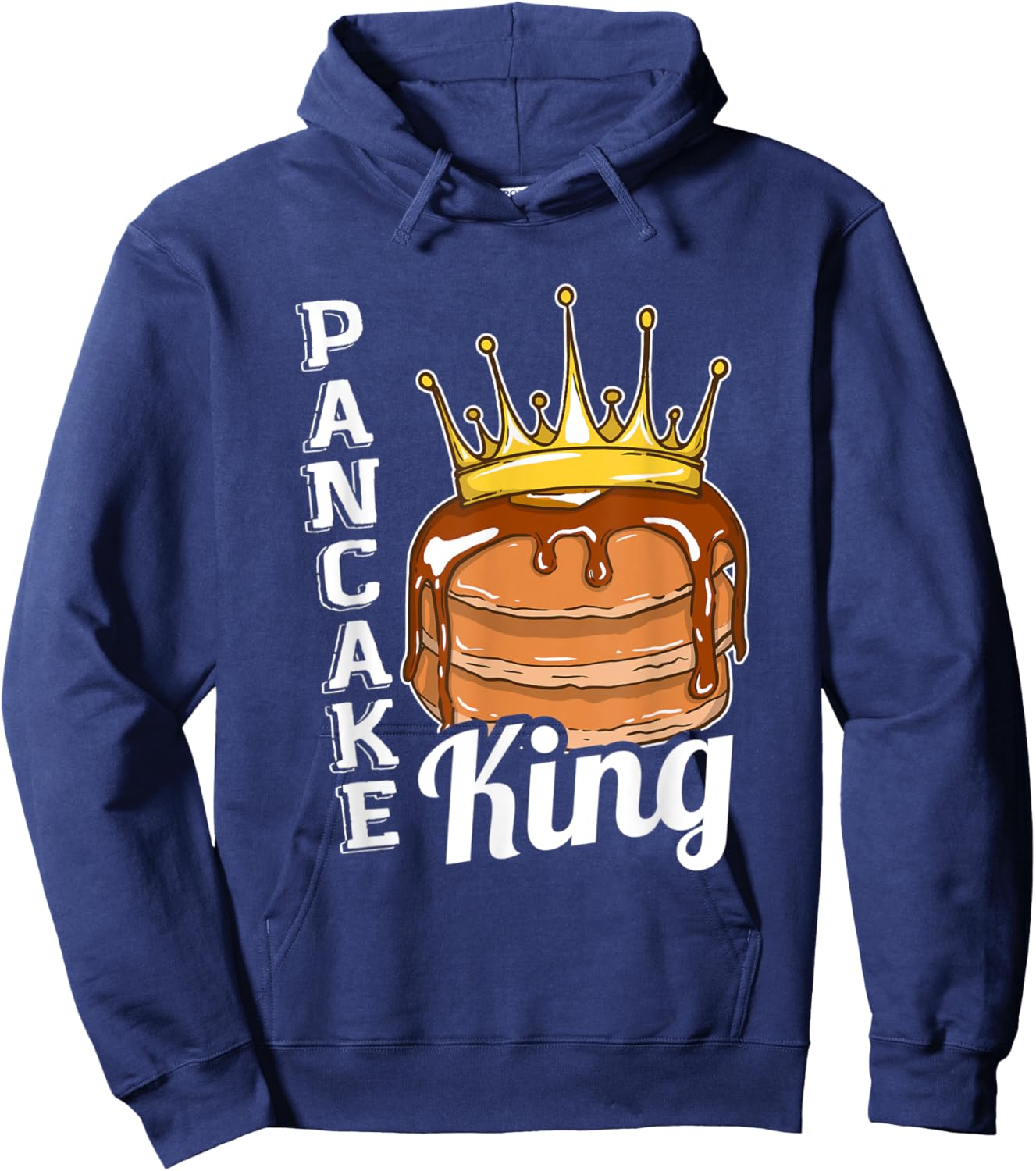 Funny Pancake King Pancake Maker Hoodie - Hoodie | Navy