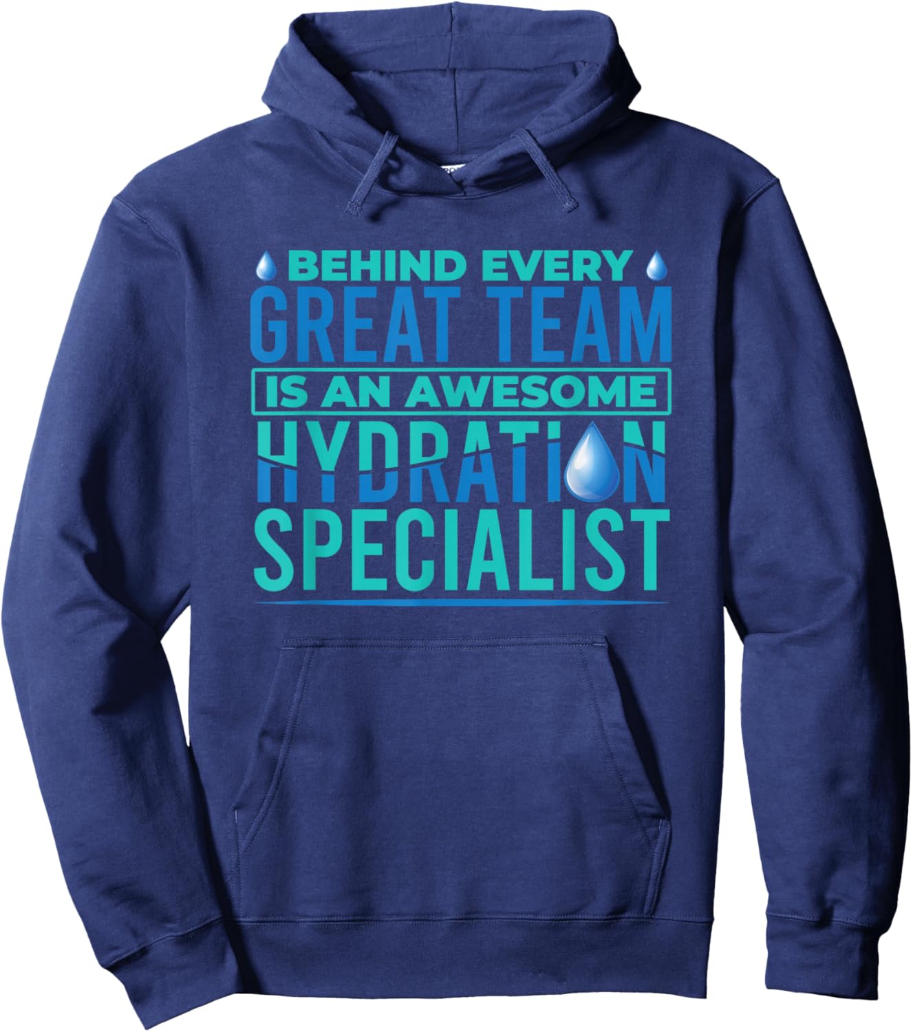 Funny Waterboy Football Team Manager Hydration Specialist Hoodie - Hoodie | Navy