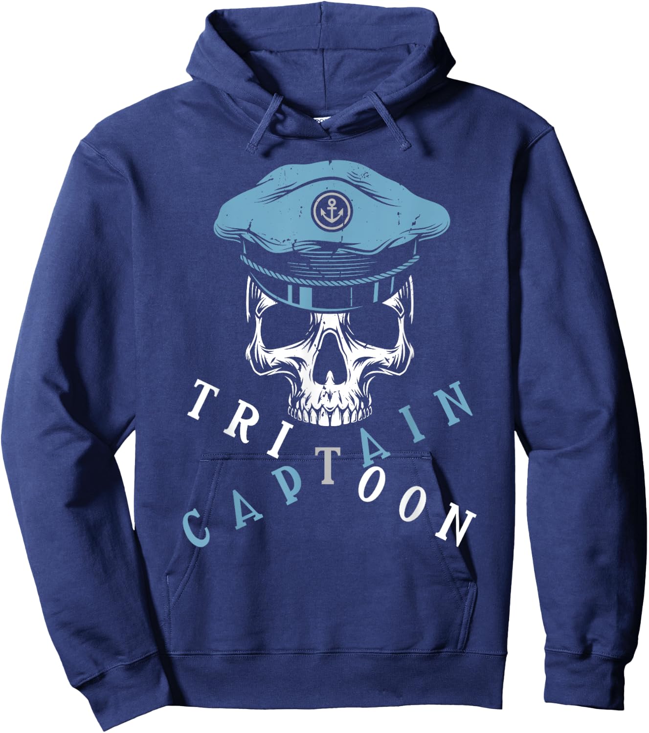 Boating Tritoon Captain Flatboat Life Pontoon Women Hoodie - Hoodie | Navy