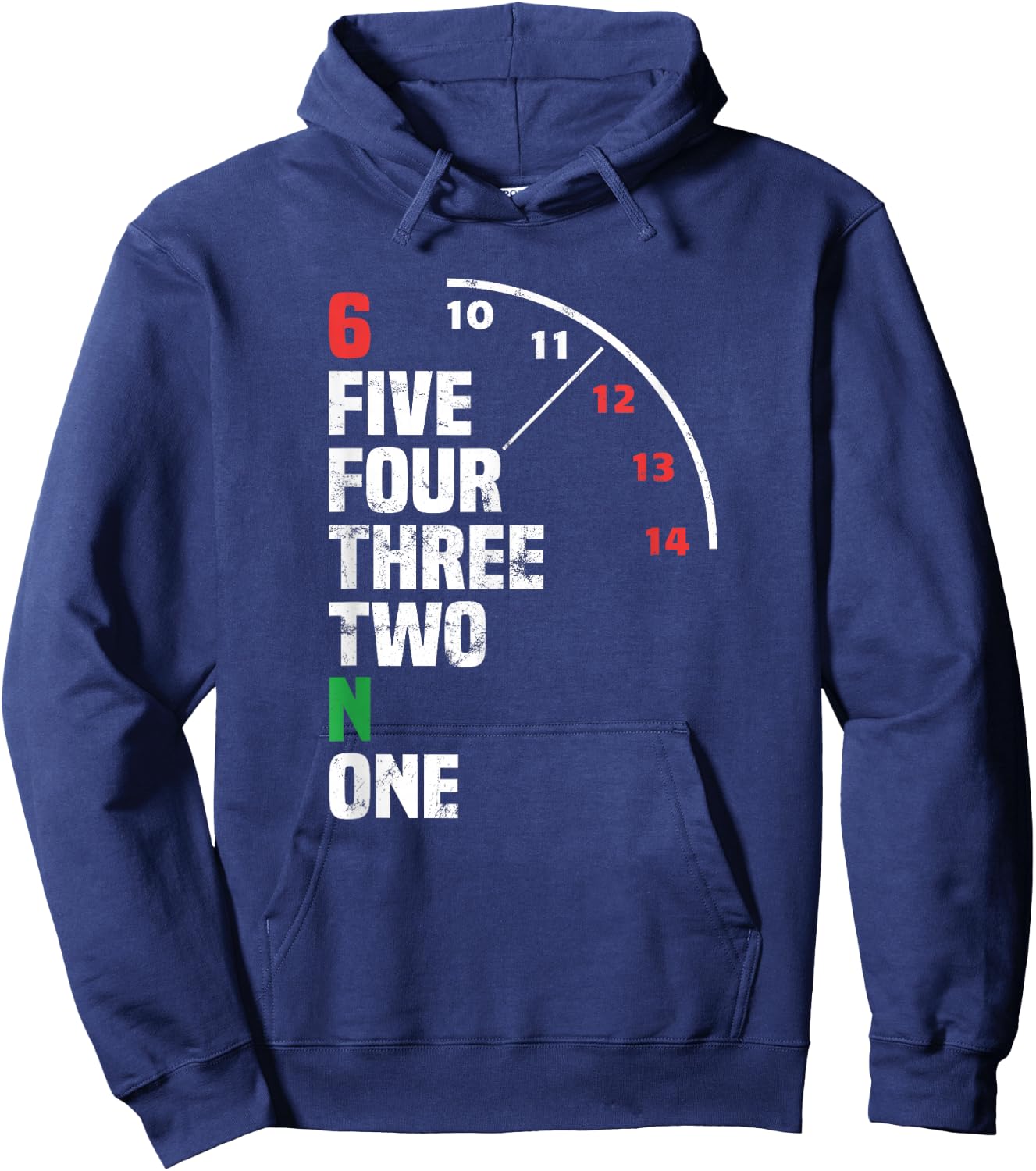 Motorcycle Gear Shift Pattern Motorcyclist Hoodie - Hoodie | Navy