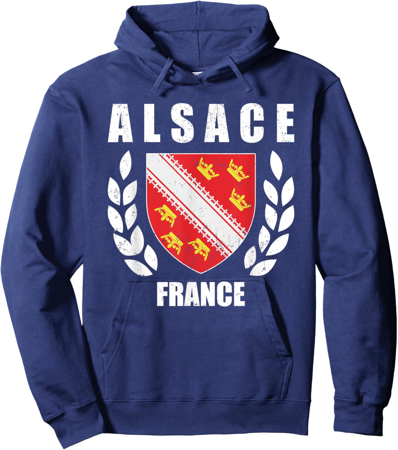 Alsace traveling family ancestry souvenir national France Hoodie - Hoodie | Navy