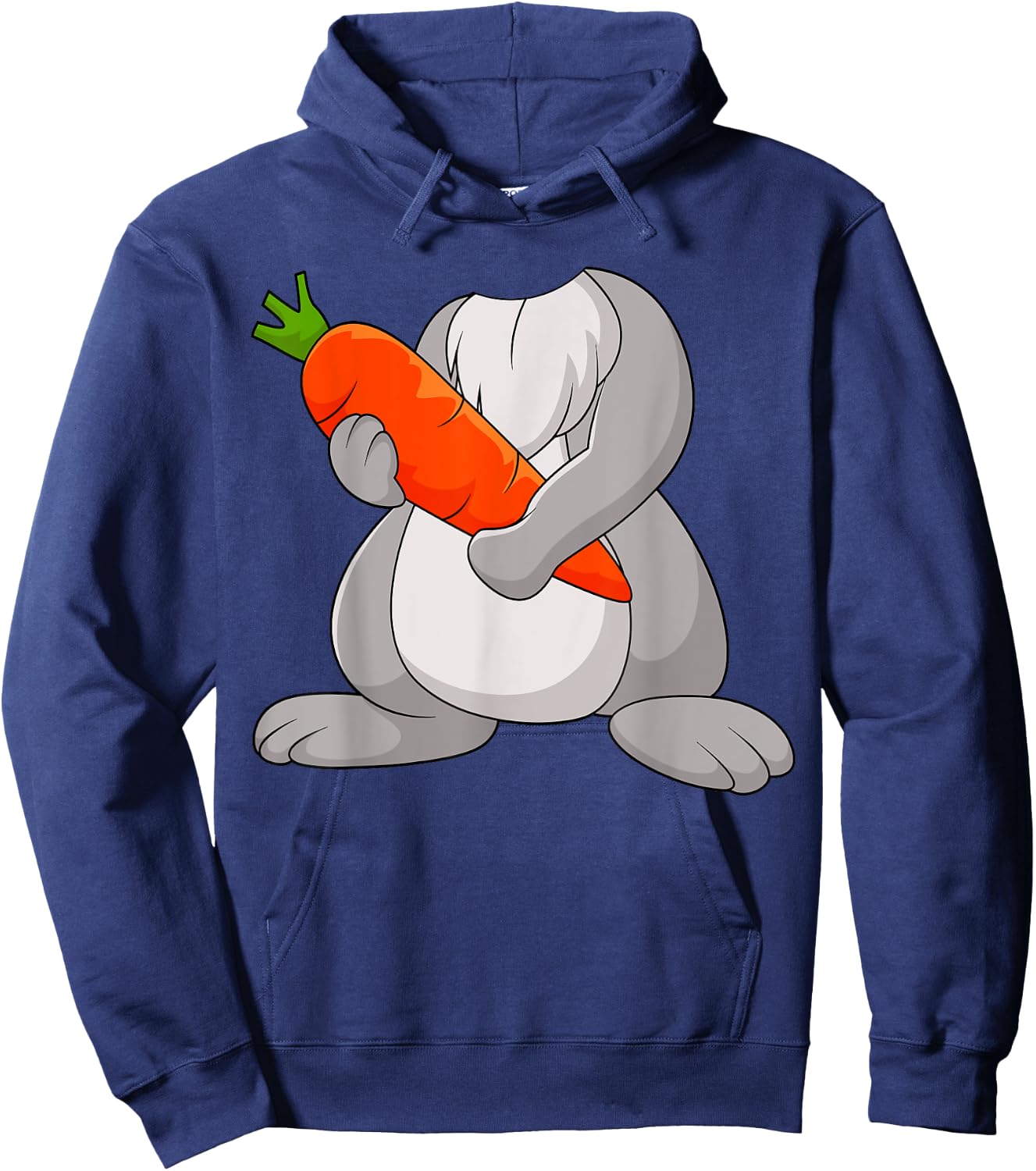 Funny Rabbit Body DIY Costume Bunny Cosplay Halloween Day Hoodie - Hoodie | Navy