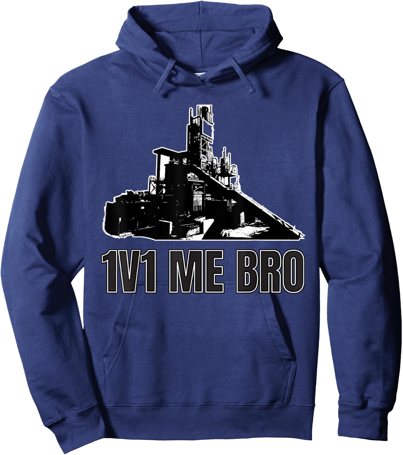 1V1 Me Bro - COD Rust Gift Hoodie - Hoodie | Navy
