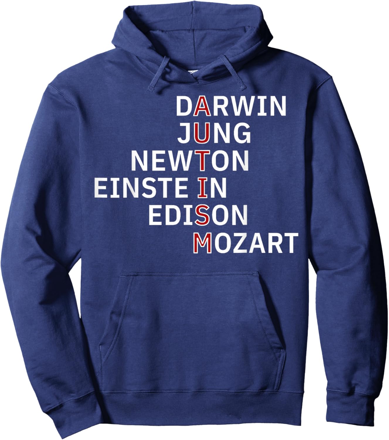 Autism Darwin Jung Newton Einste In Edison Mozart Hoodie - Hoodie | Navy