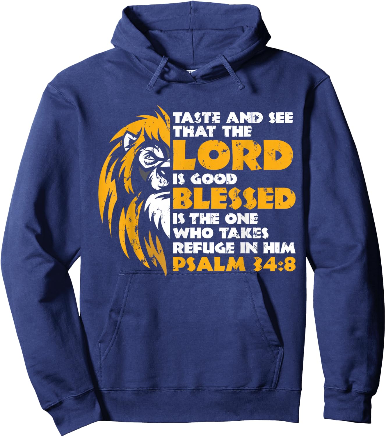 Taste And See That The Lord Is Good Gift Christian Hoodie - Hoodie | Navy