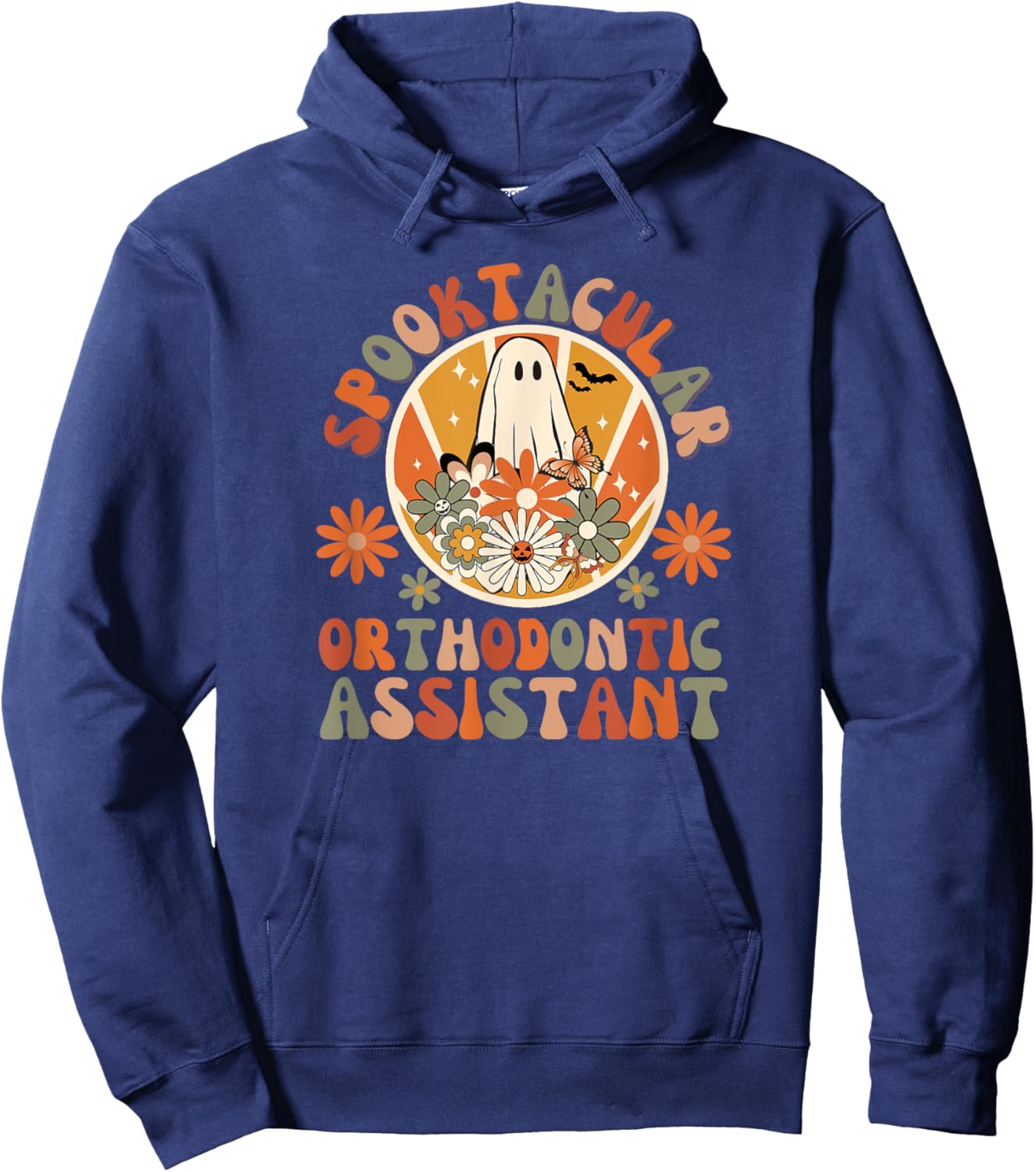 Spooktacular Orthodontic Assistant, Halloween 2023, Fall Hoodie - Hoodie | Navy