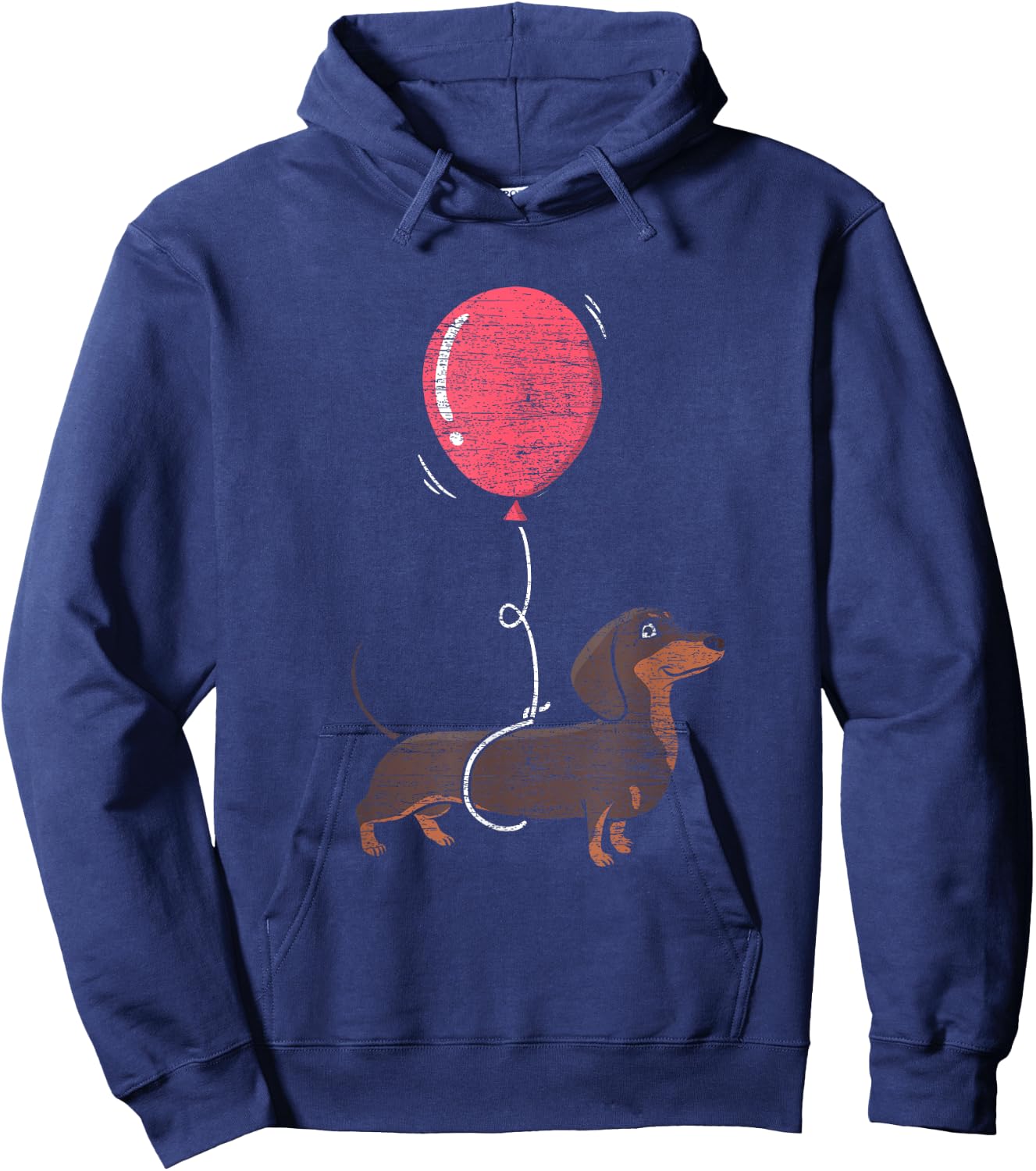Balloon Dachshund Hoodie - Hoodie | Navy