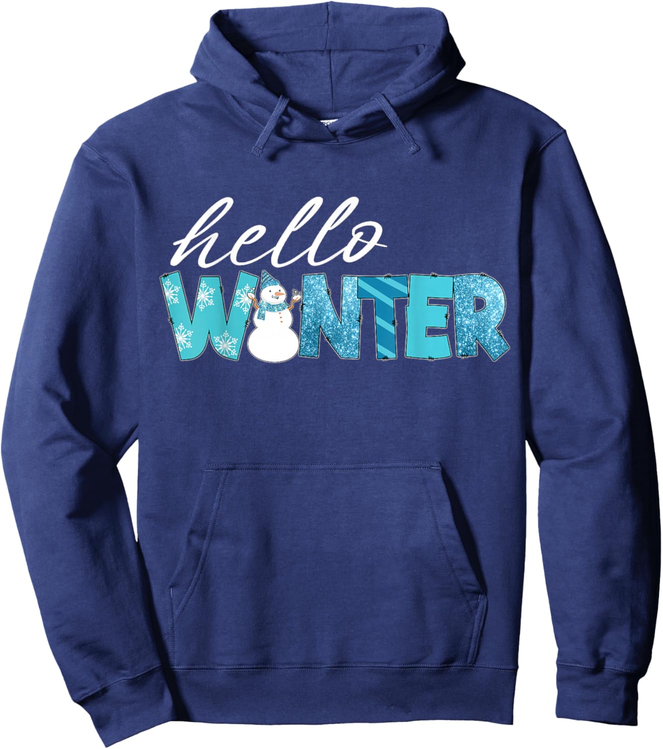 Hello Winter Hoodie - Hoodie | Navy