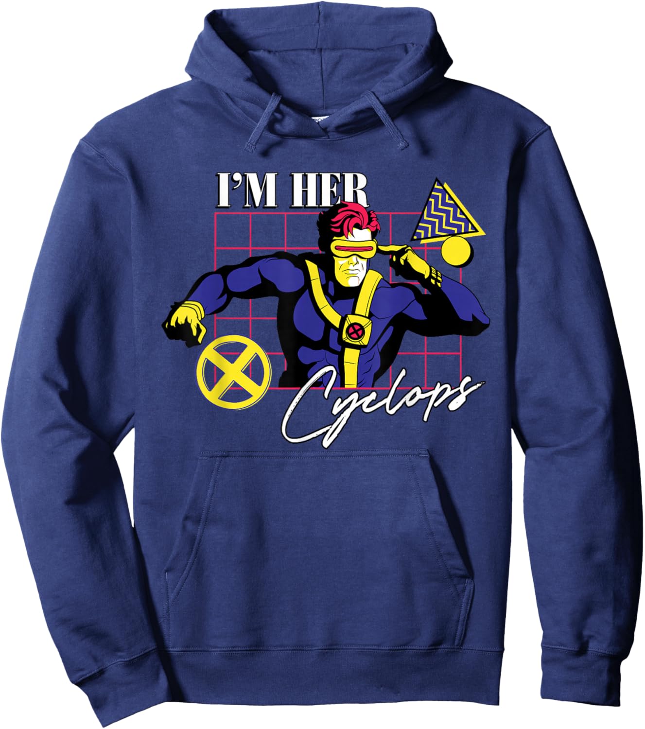 Marvel Super Heroes X-Men Couples Matching I’m Her Cyclops Hoodie - Hoodie | Navy