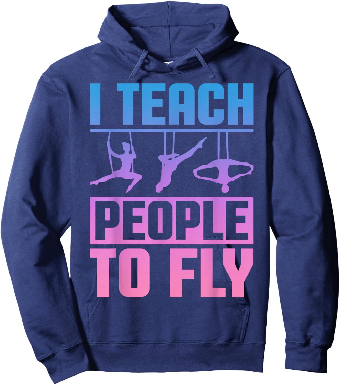 Aerialist Instructor - Aerial Yoga Teacher - Acrobatics Men Women Hoodie - Hoodie | Navy