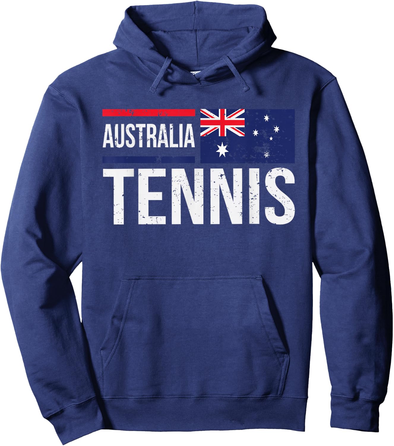 Australia Tennis Aussie Flag For Fans Players Hoodie - Hoodie | Navy