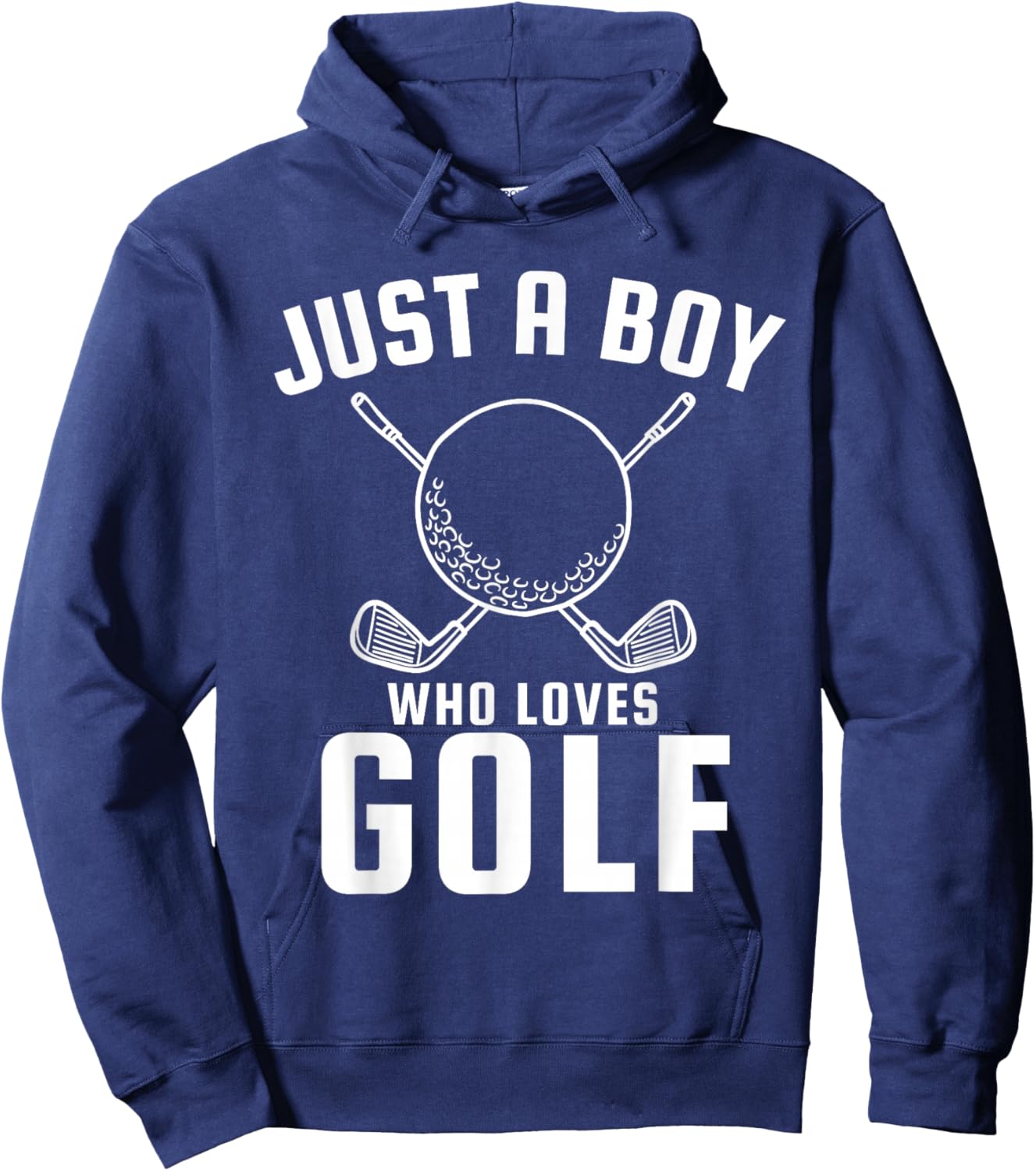 Just a Boy Who Loves Golf Hoodie - Hoodie | Navy