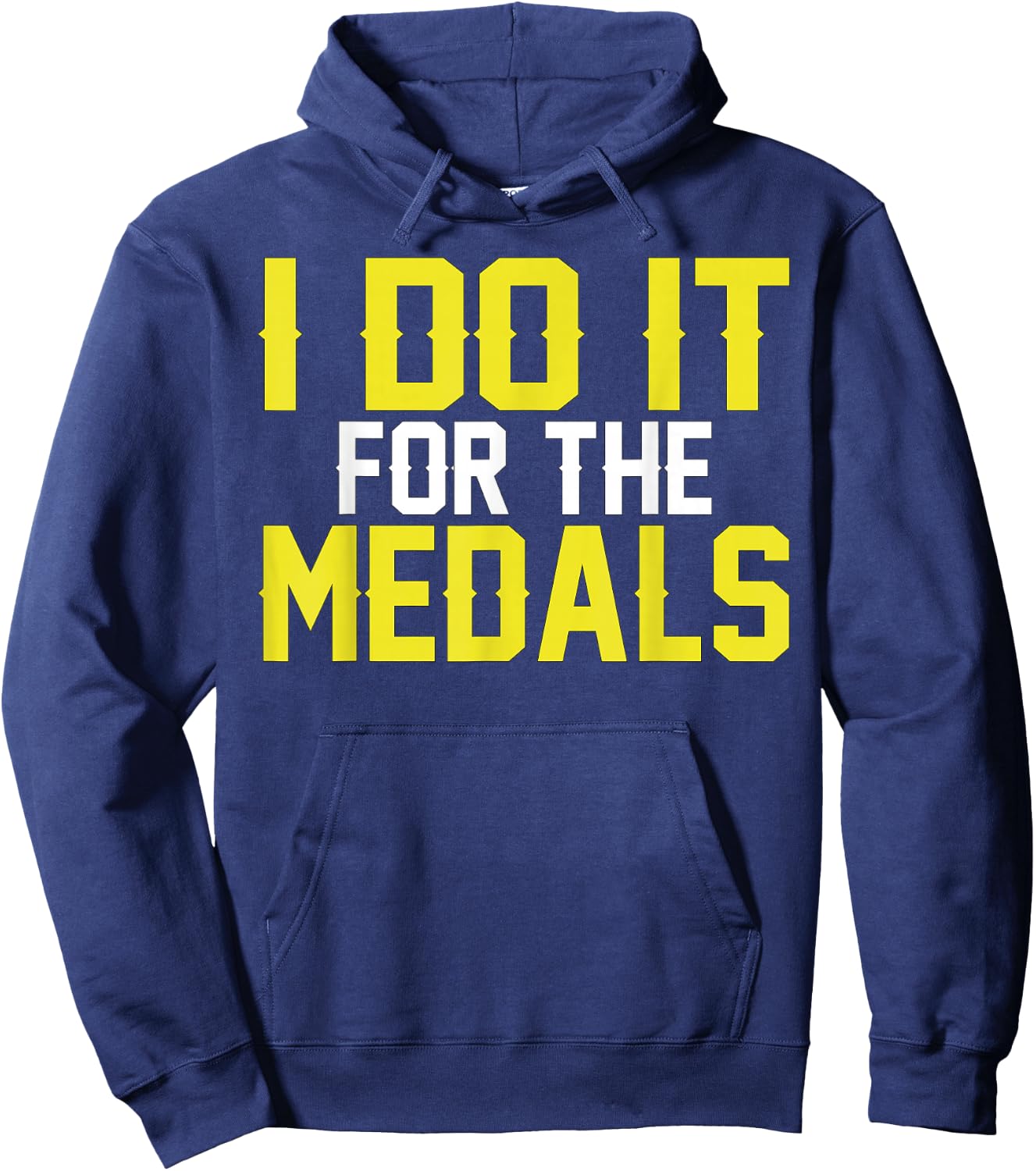 Running Race I Do It For The Medals Funny Hoodie - Hoodie | Navy