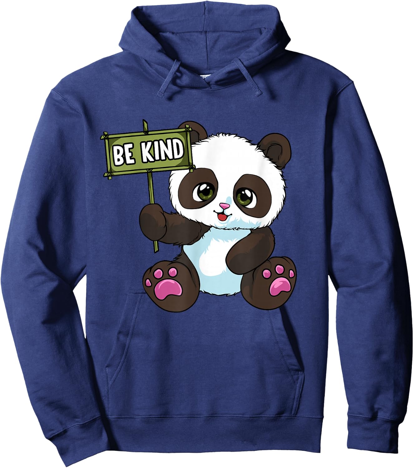 Be Kind Panda Cute Student Choose Kindness Anti-Bullying Hoodie - Hoodie | Navy