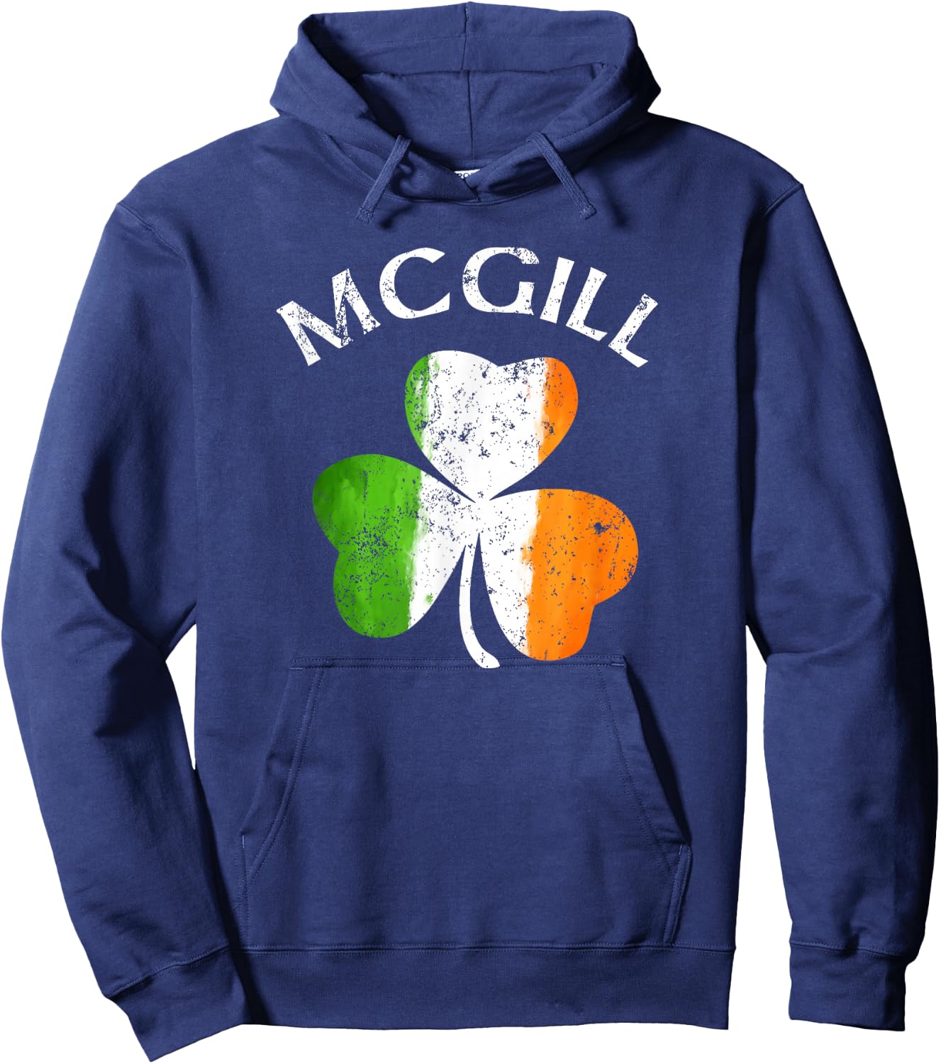 McGill Irish Family Name Hoodie - Hoodie | Navy
