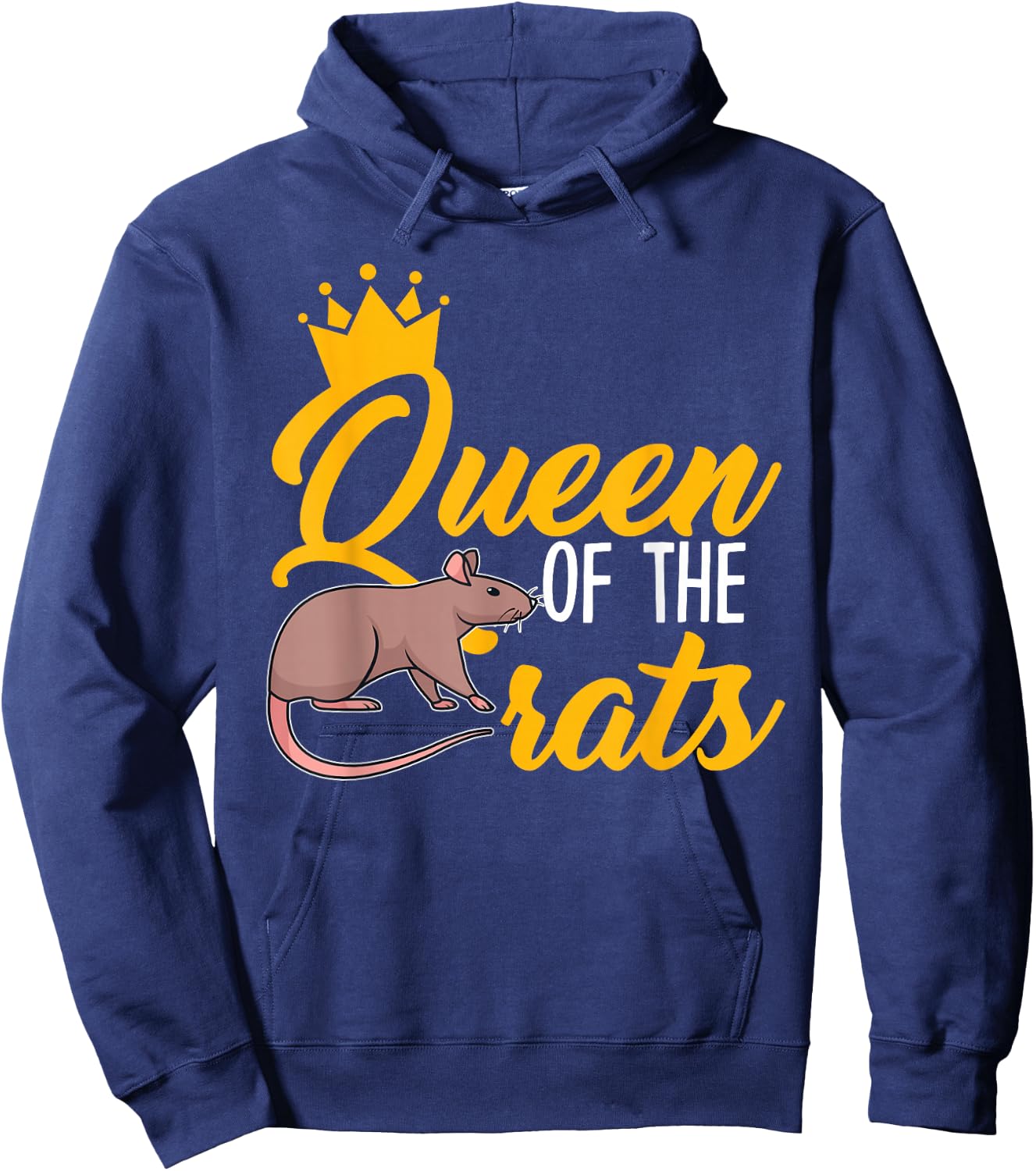 Queen Of The Rats Hoodie - Hoodie | Navy
