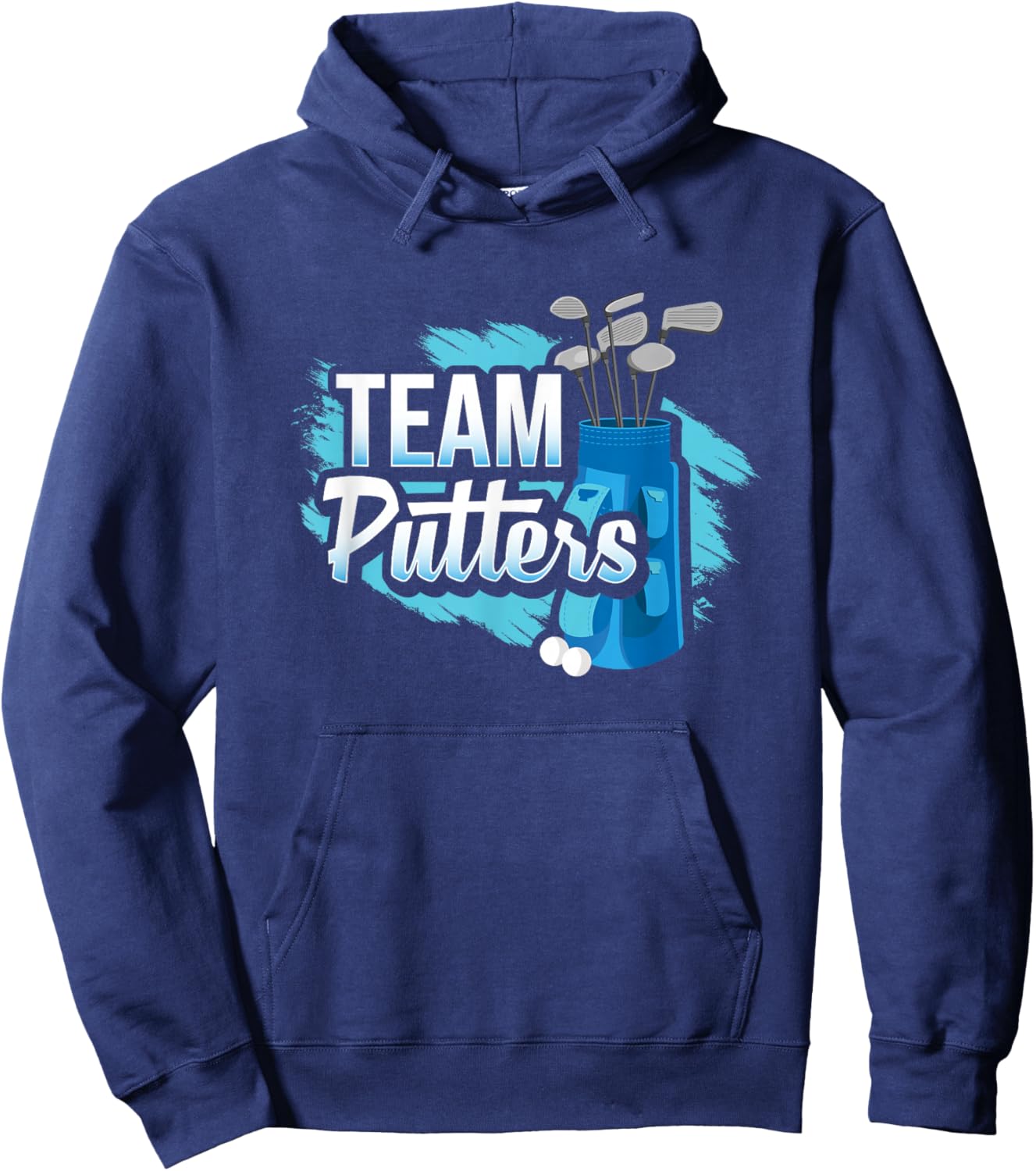 Putters Or Pearls Gender Reveal Party Baby Shower Decoration Hoodie - Hoodie | Navy