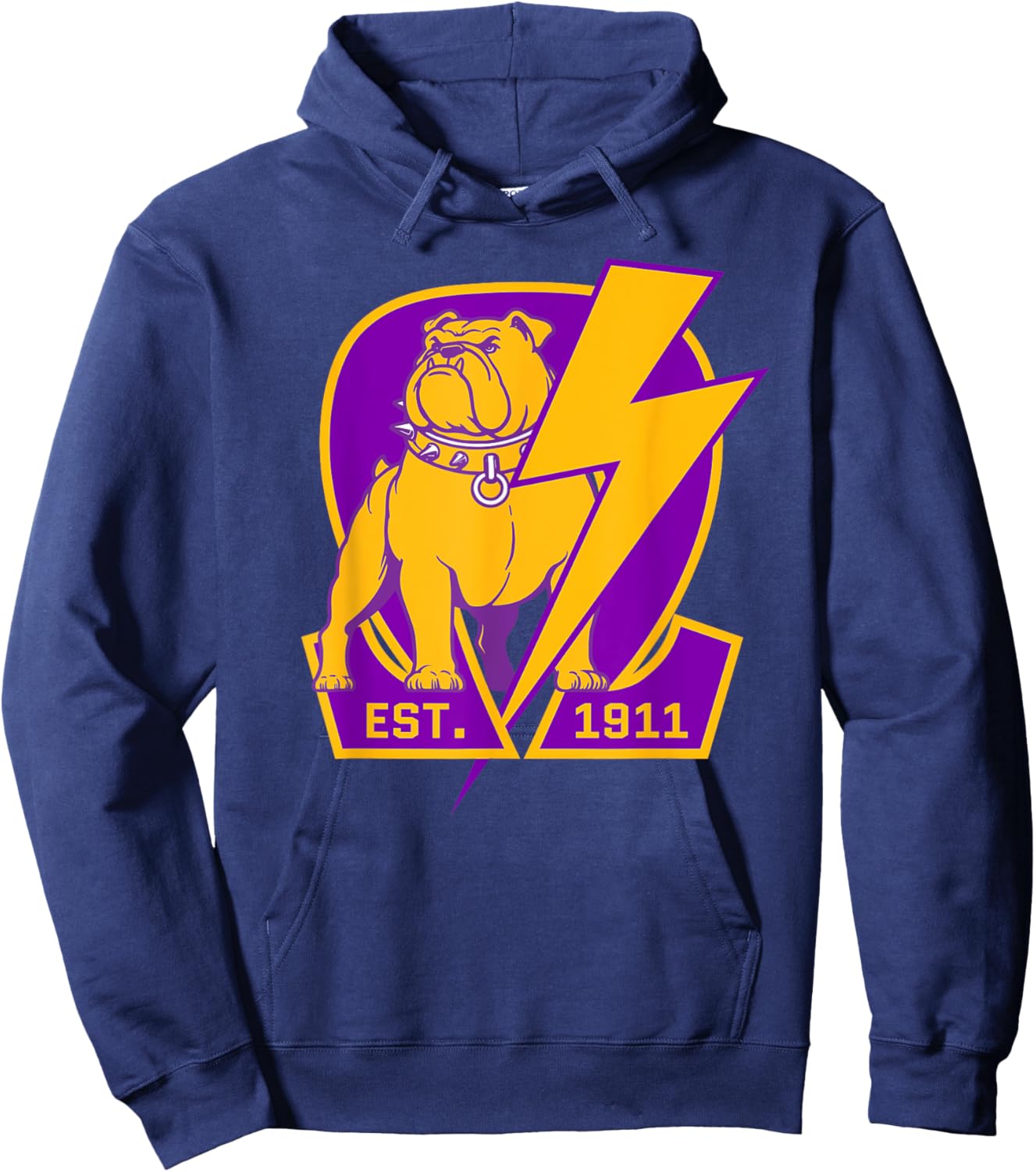 Omega Psi Phi Fraternity, Omega Psi Phi Ques Bulldog Men Women Hoodie - Hoodie | Navy