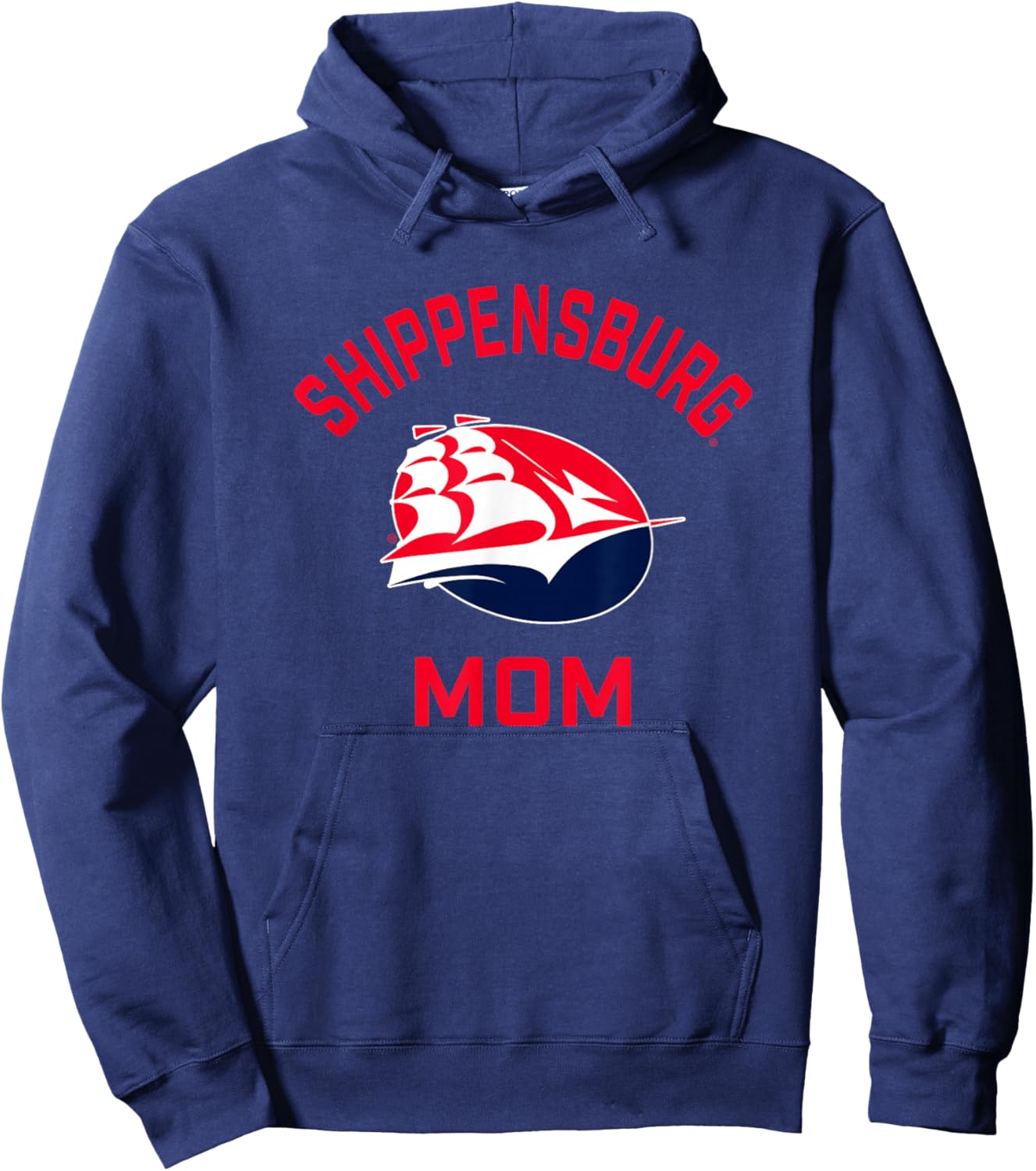 Shippensburg University Raiders Arched Mom Hoodie - Hoodie | Navy