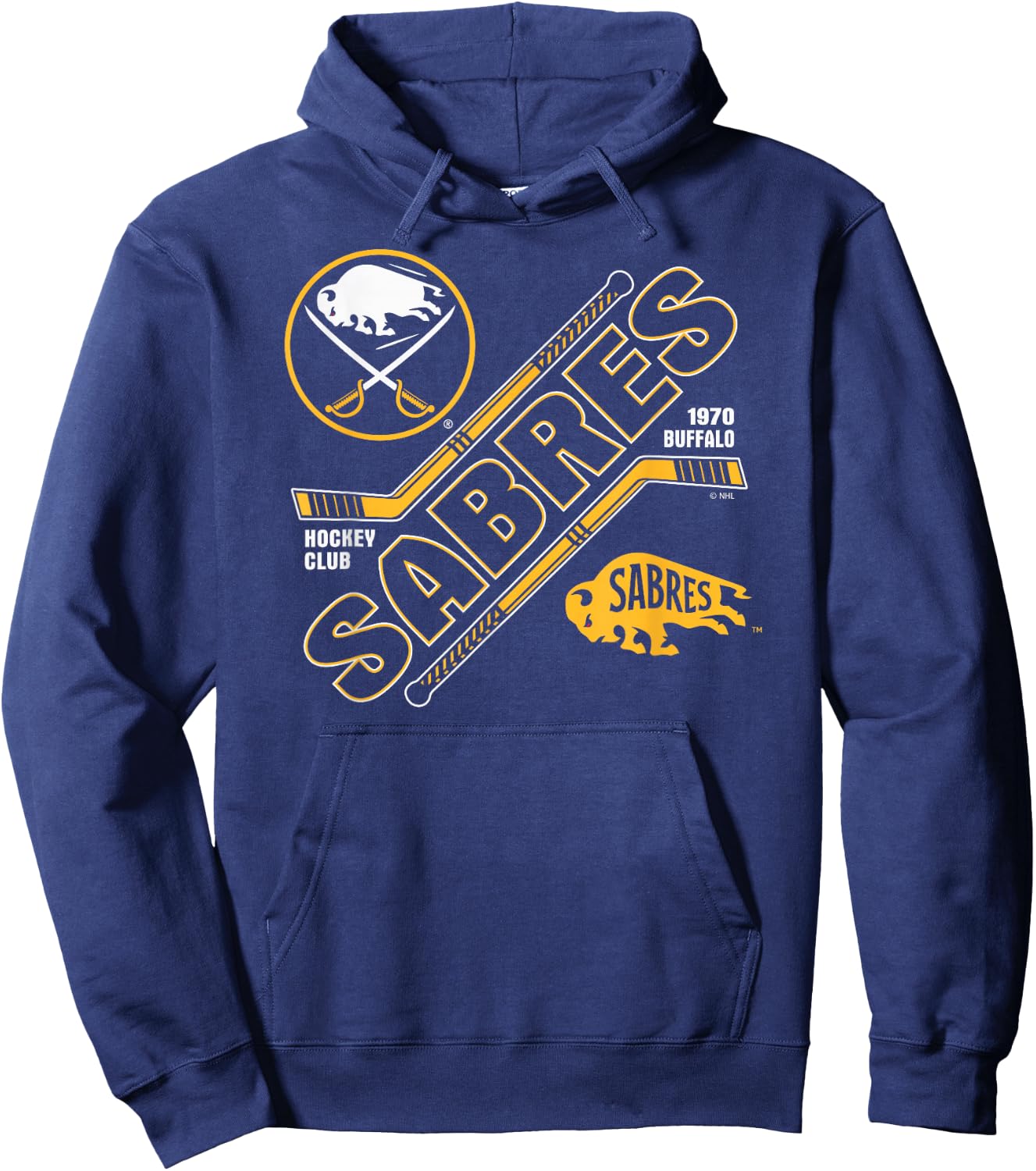Buffalo Sabres Force Royal Blue Officially Licensed Hoodie - Hoodie | Navy