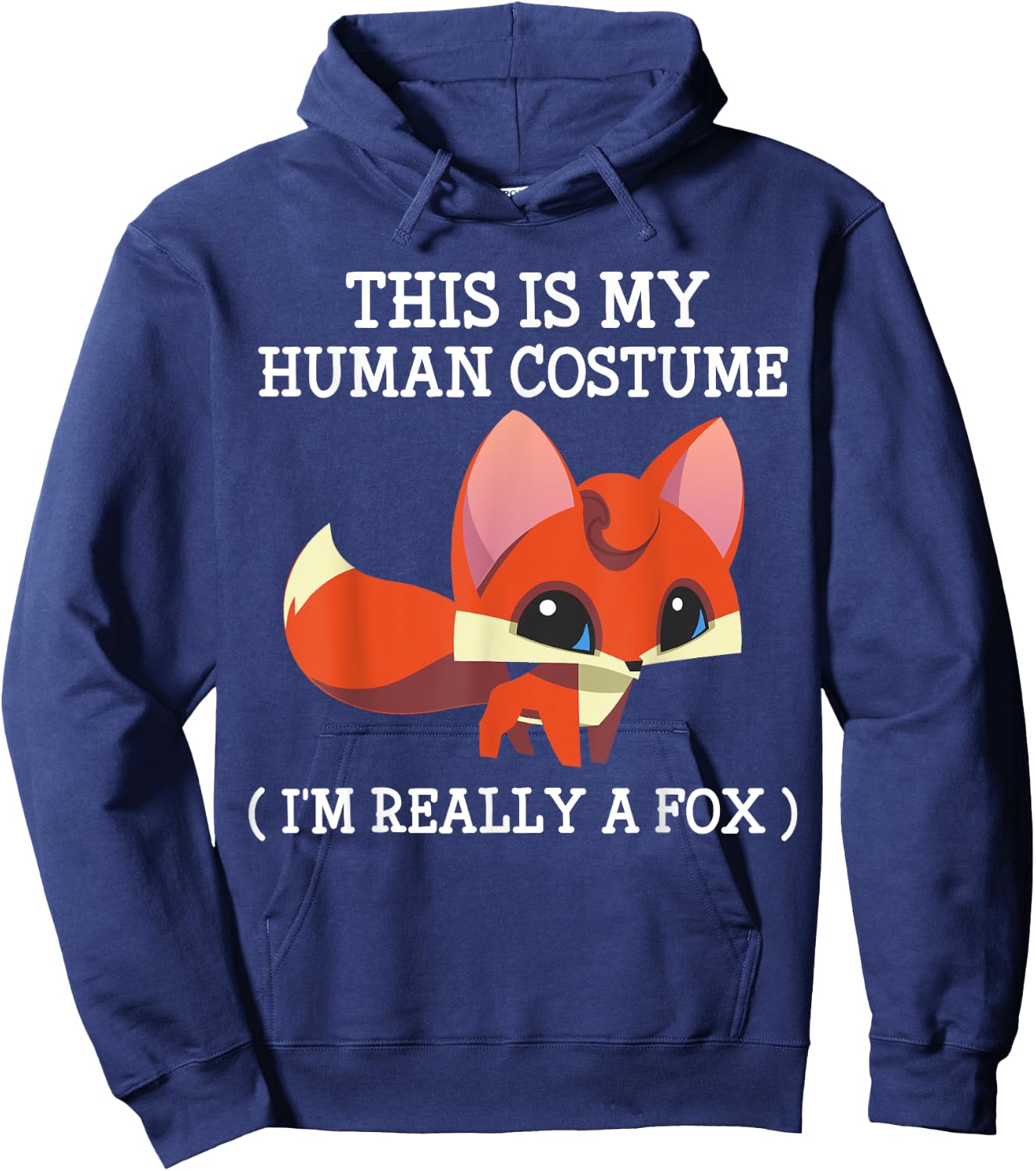 Fox Halloween Costume Cute boy boys men Kids Youth Hoodie - Hoodie | Navy