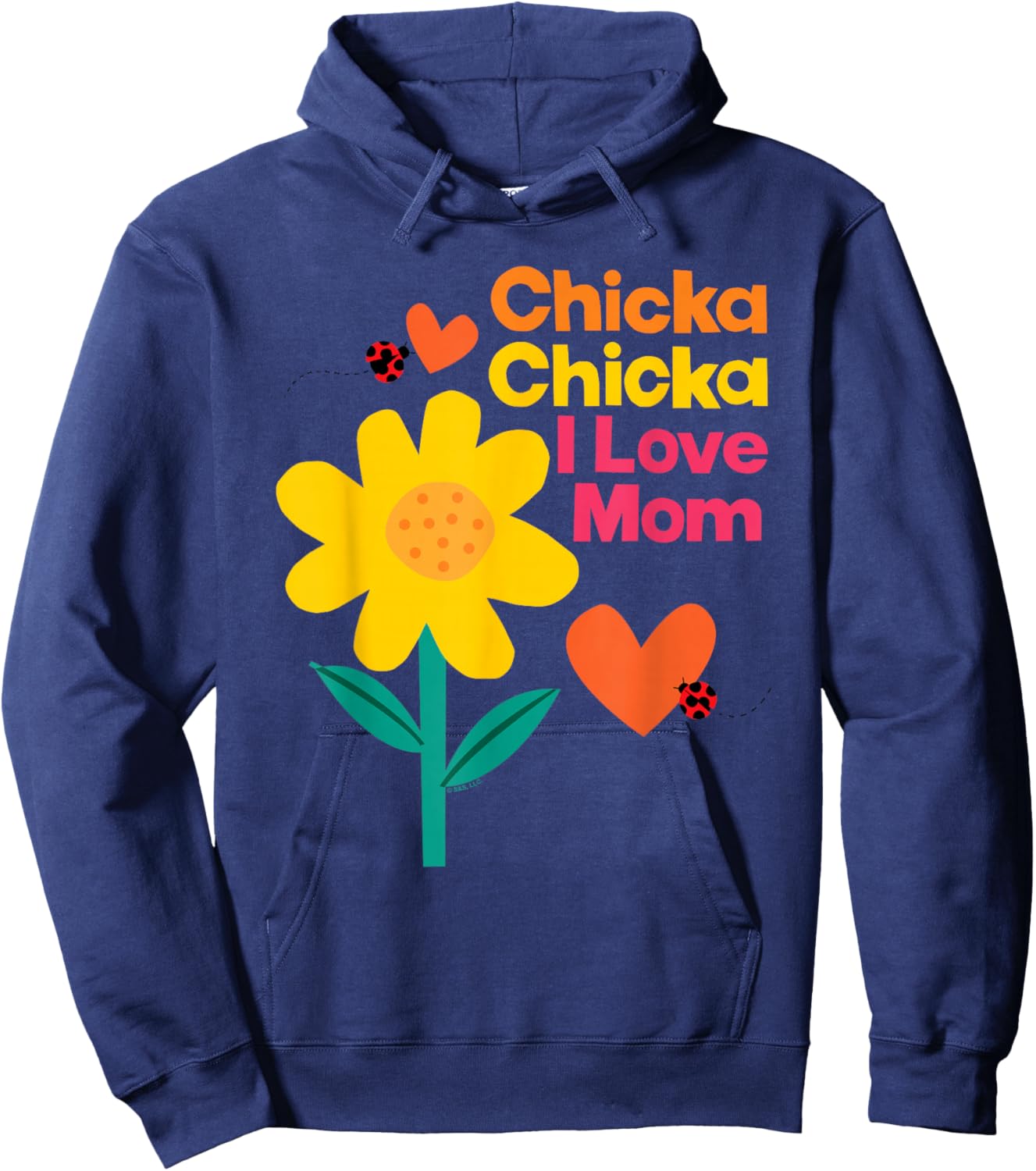 Chicka Chicka Boom Boom I Love Mom Hoodie - Hoodie | Navy