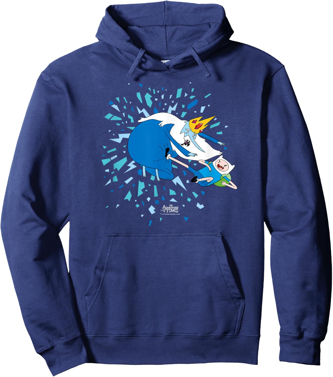 Adventure Time Ice Battle Hoodie - Hoodie | Navy