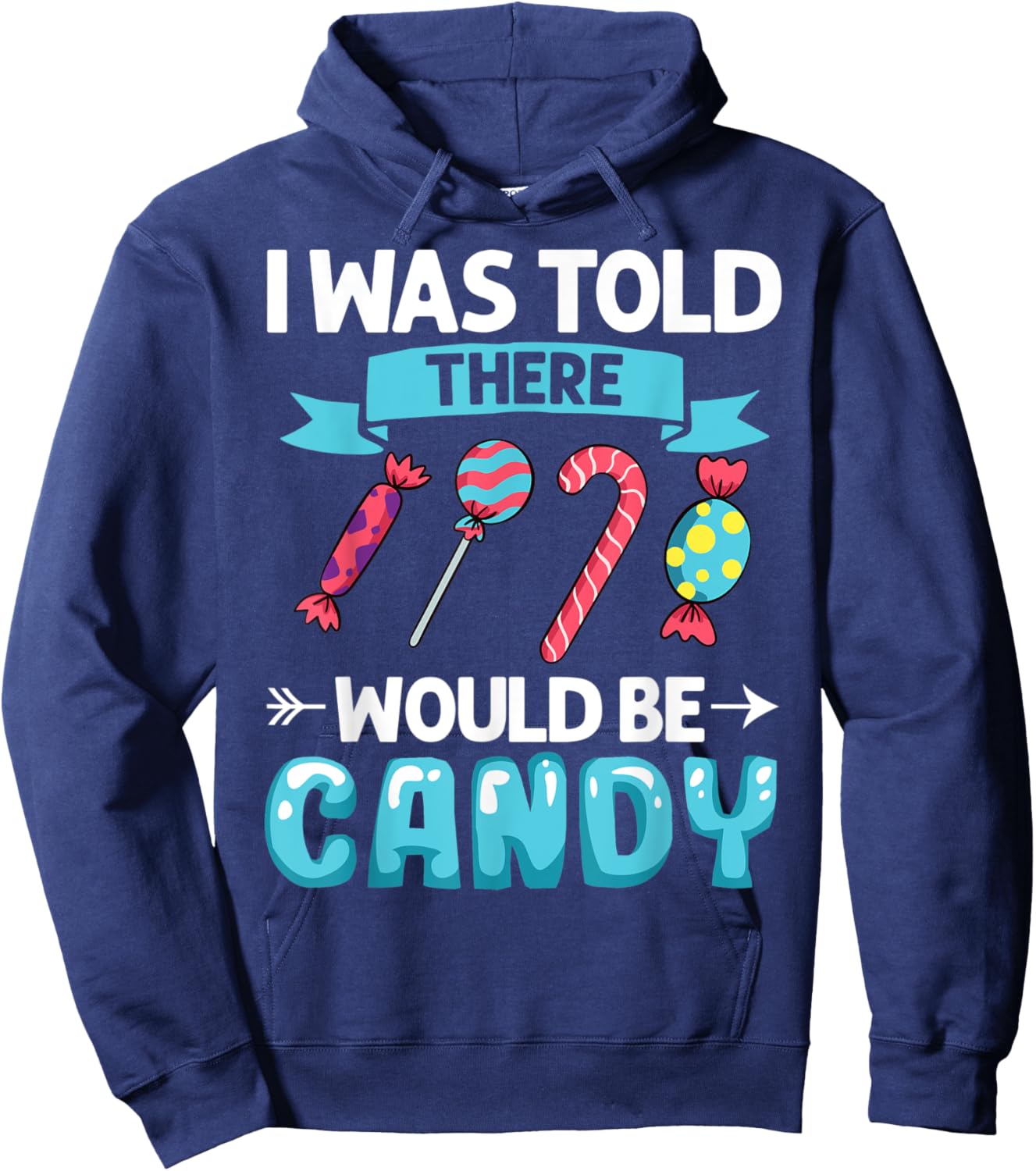 Candy Tester Sweets Halloween Lollipop Hoodie - Hoodie | Navy