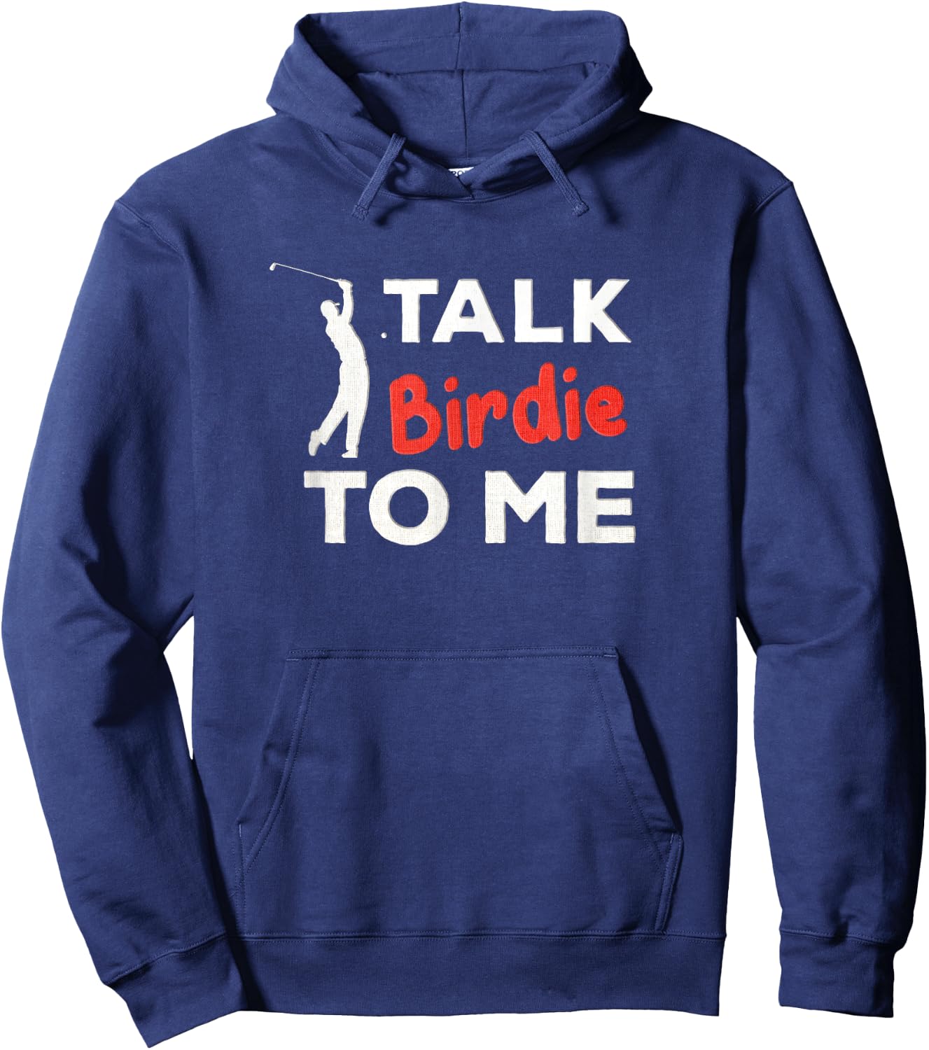 Funny Golf Gag: Fun Vintage Golfing Birdie Pun / Joke Golfer Hoodie - Hoodie | Navy