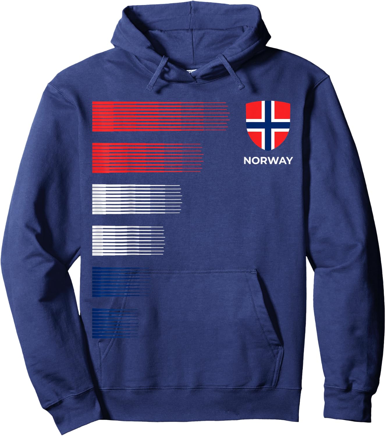 Norway Football Jersey - Norwegian Football Hoodie - Hoodie | Navy