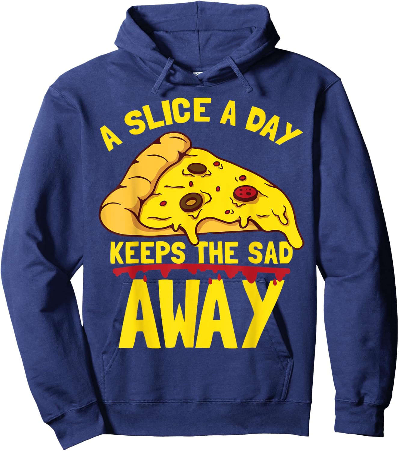 Pizza Hoodie - Hoodie | Navy