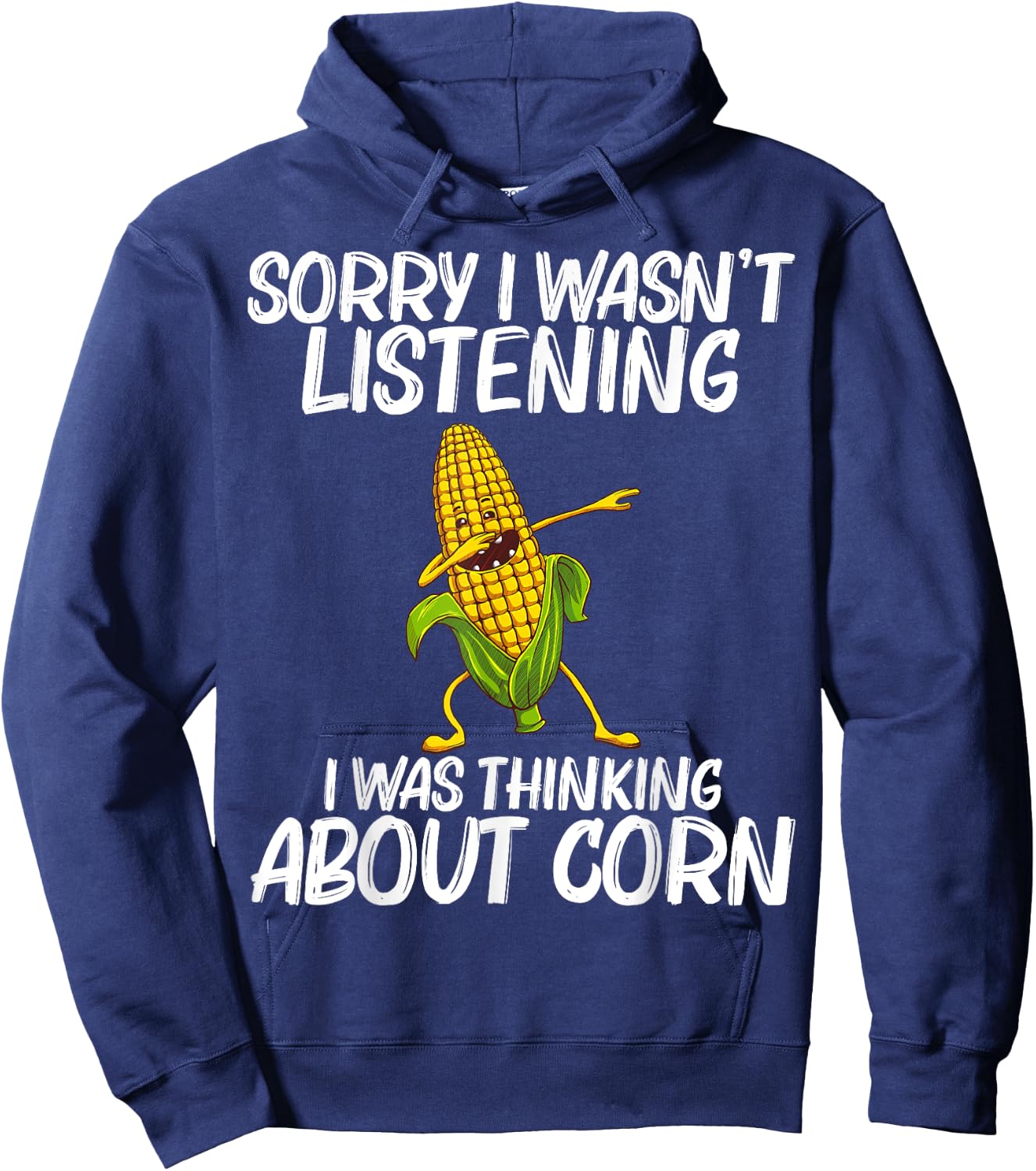 Funny Corn Gift Women Corn On The Cob Costume Farmer Hoodie - Hoodie | Navy